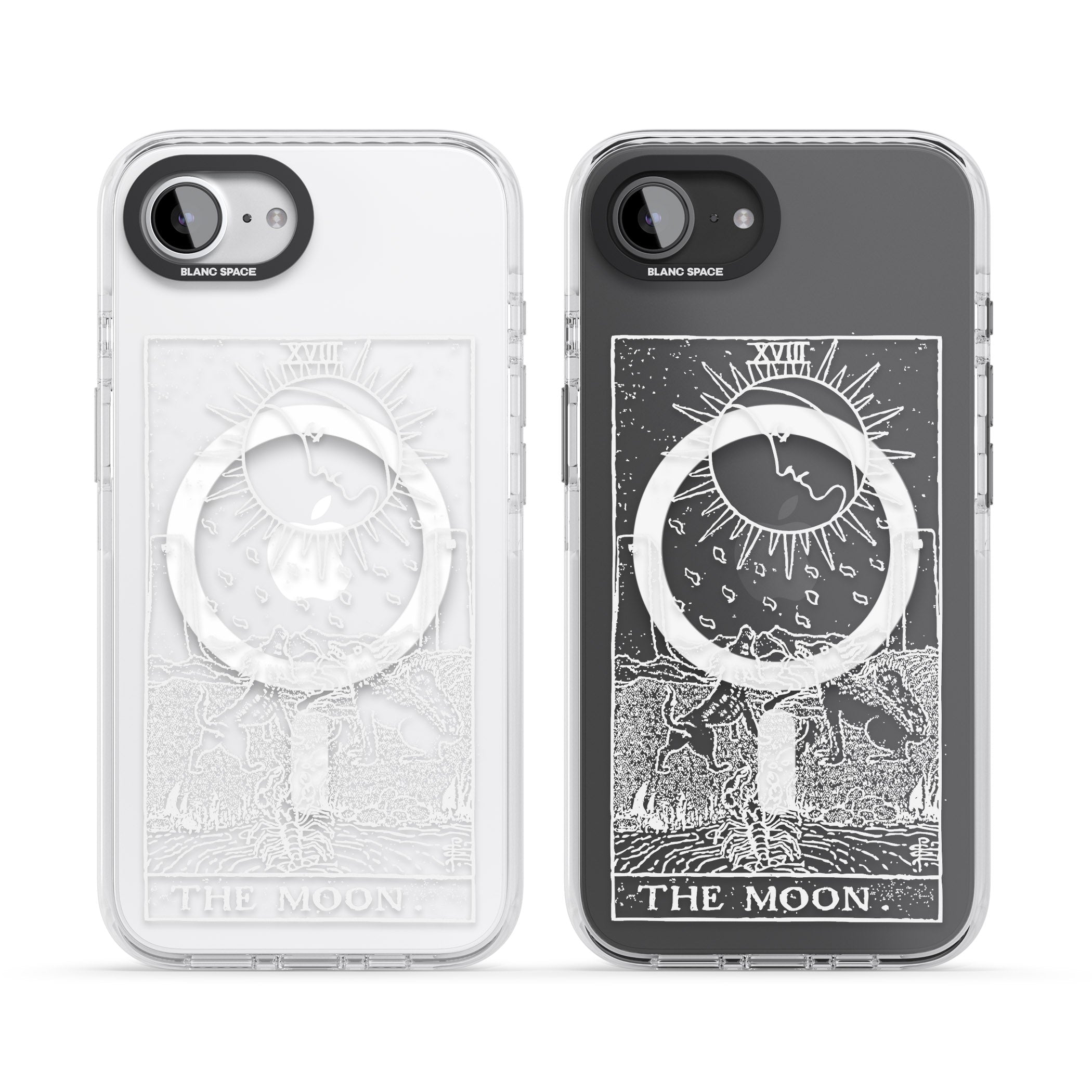 Personalised The Moon Tarot Card (White)