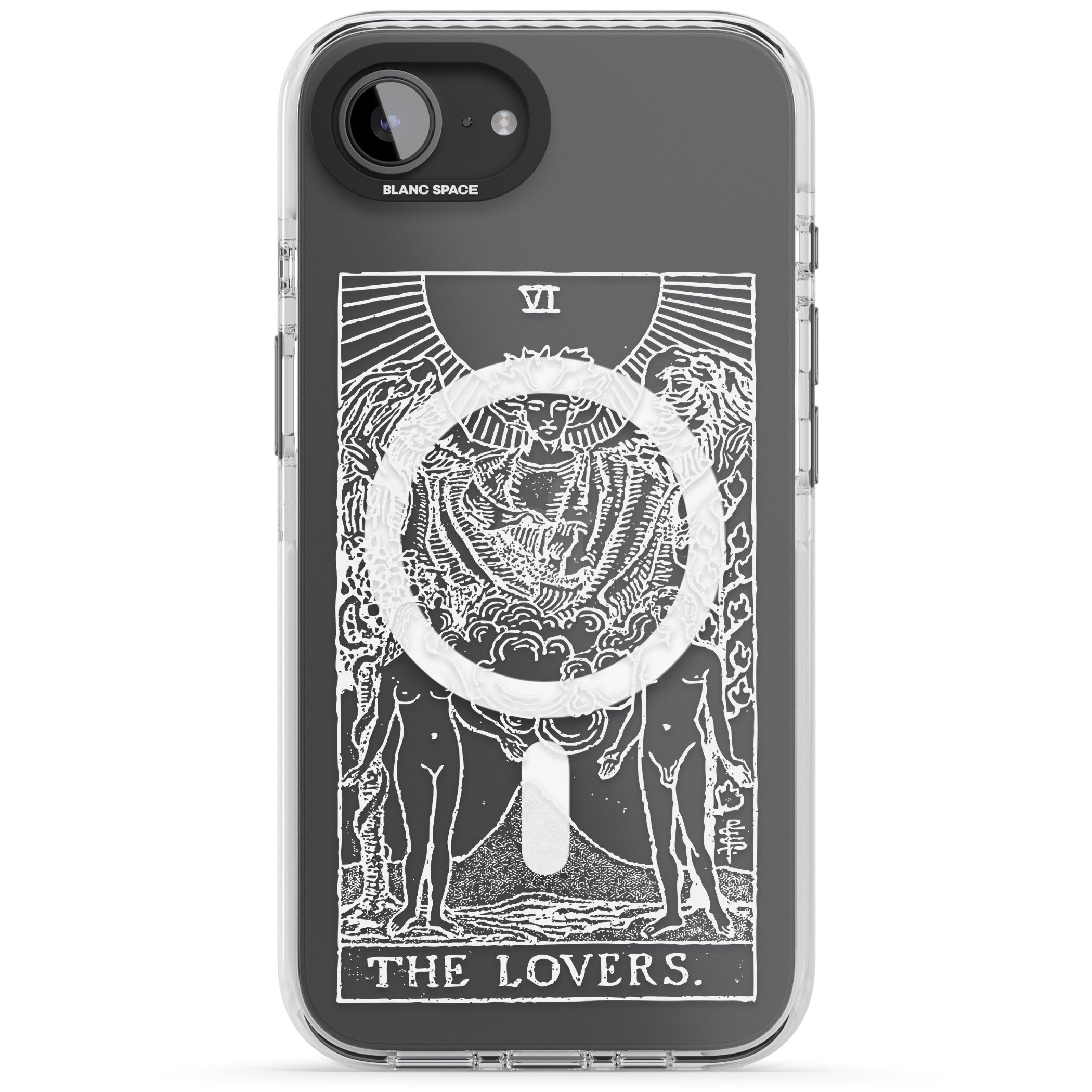 Personalised The Lovers Tarot Card (White)