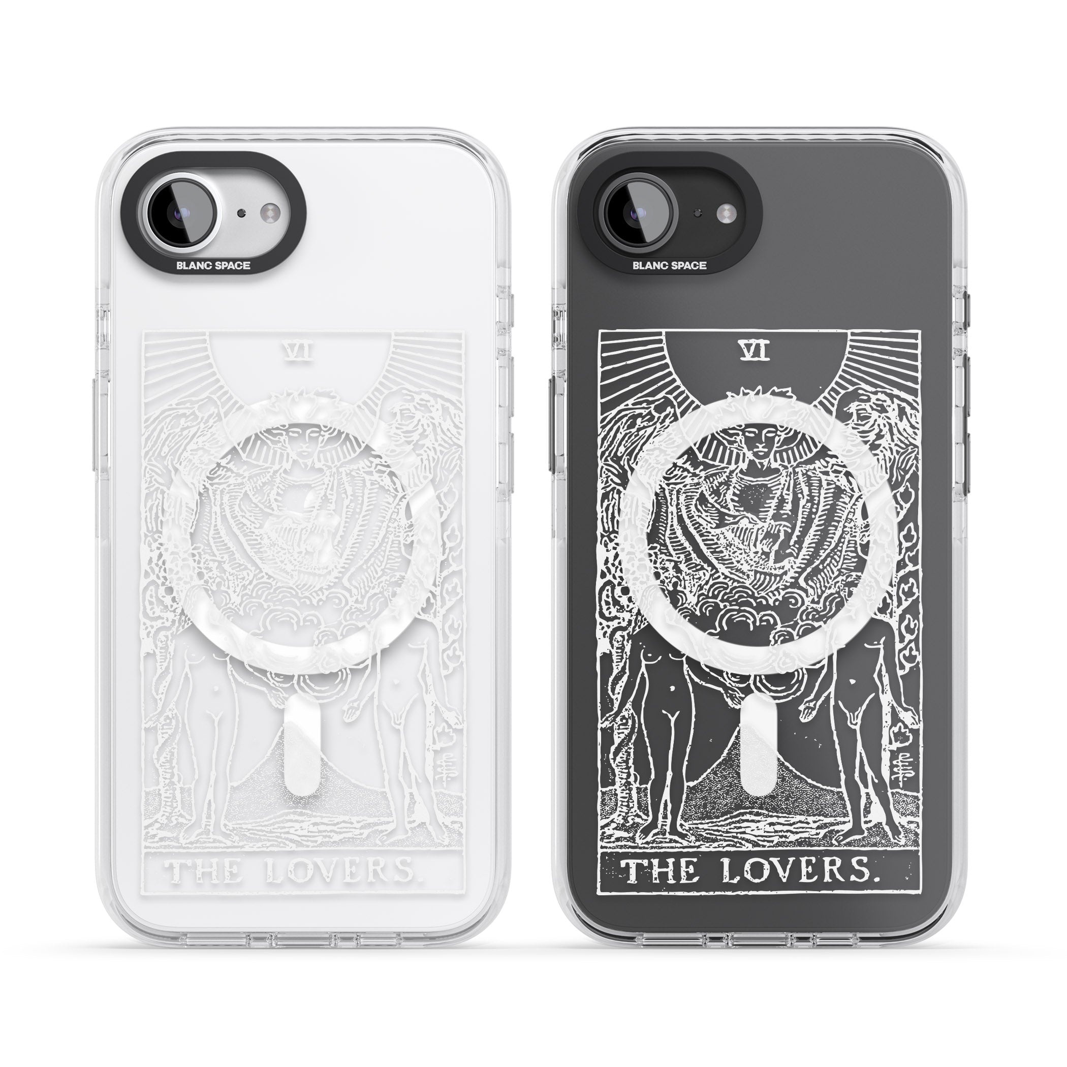 Personalised The Lovers Tarot Card (White)