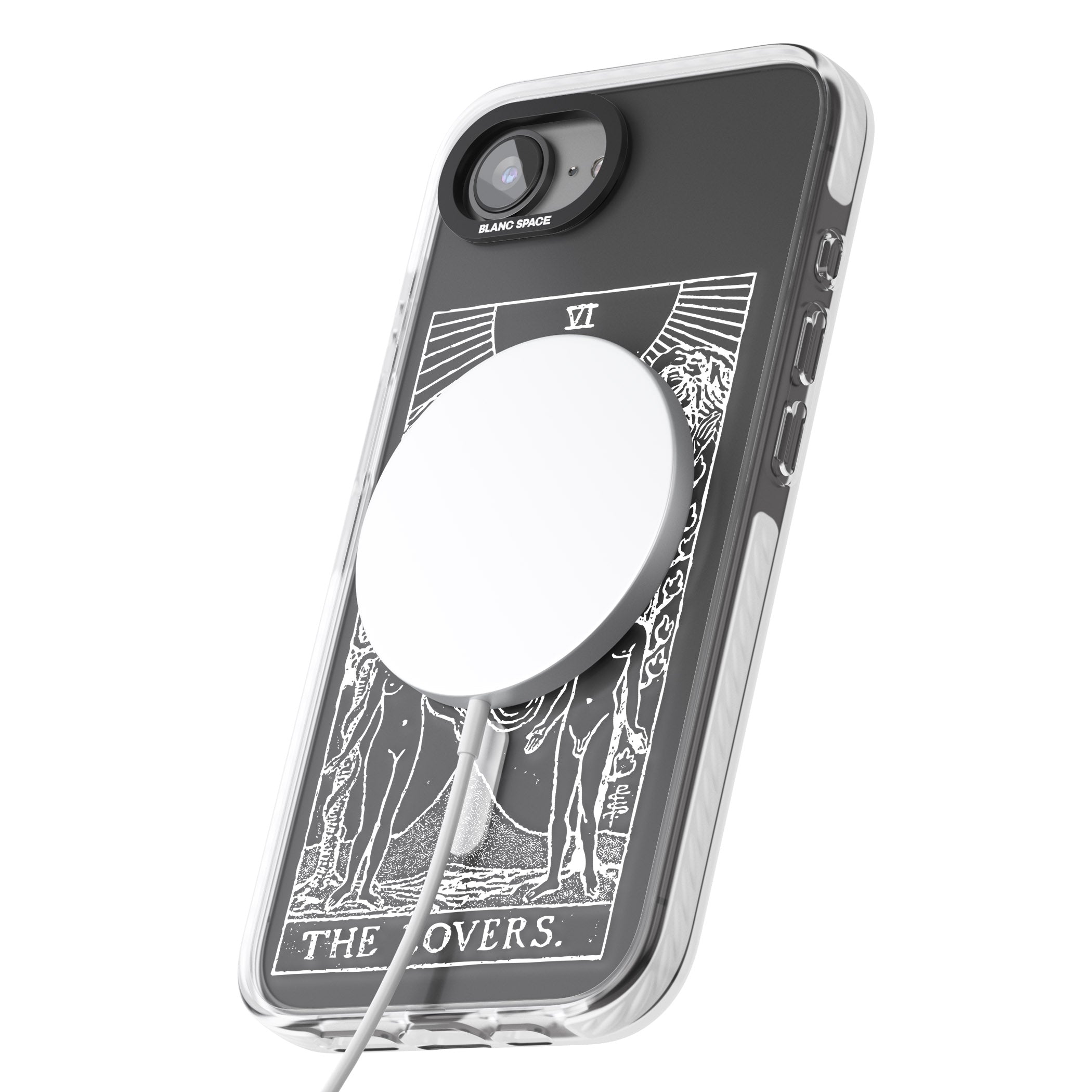 Personalised The Lovers Tarot Card (White)