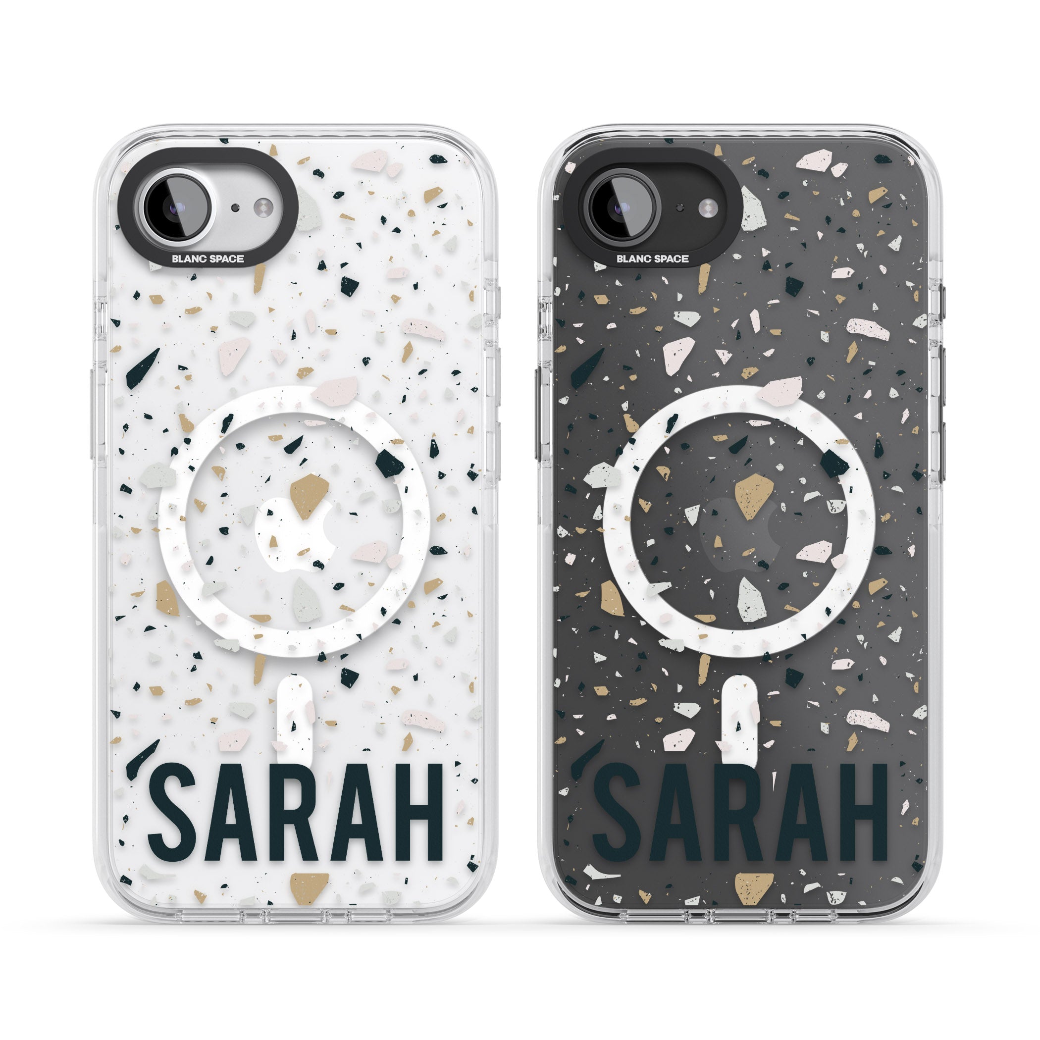 Personalised Terrazzo Blue, Pink, Brown