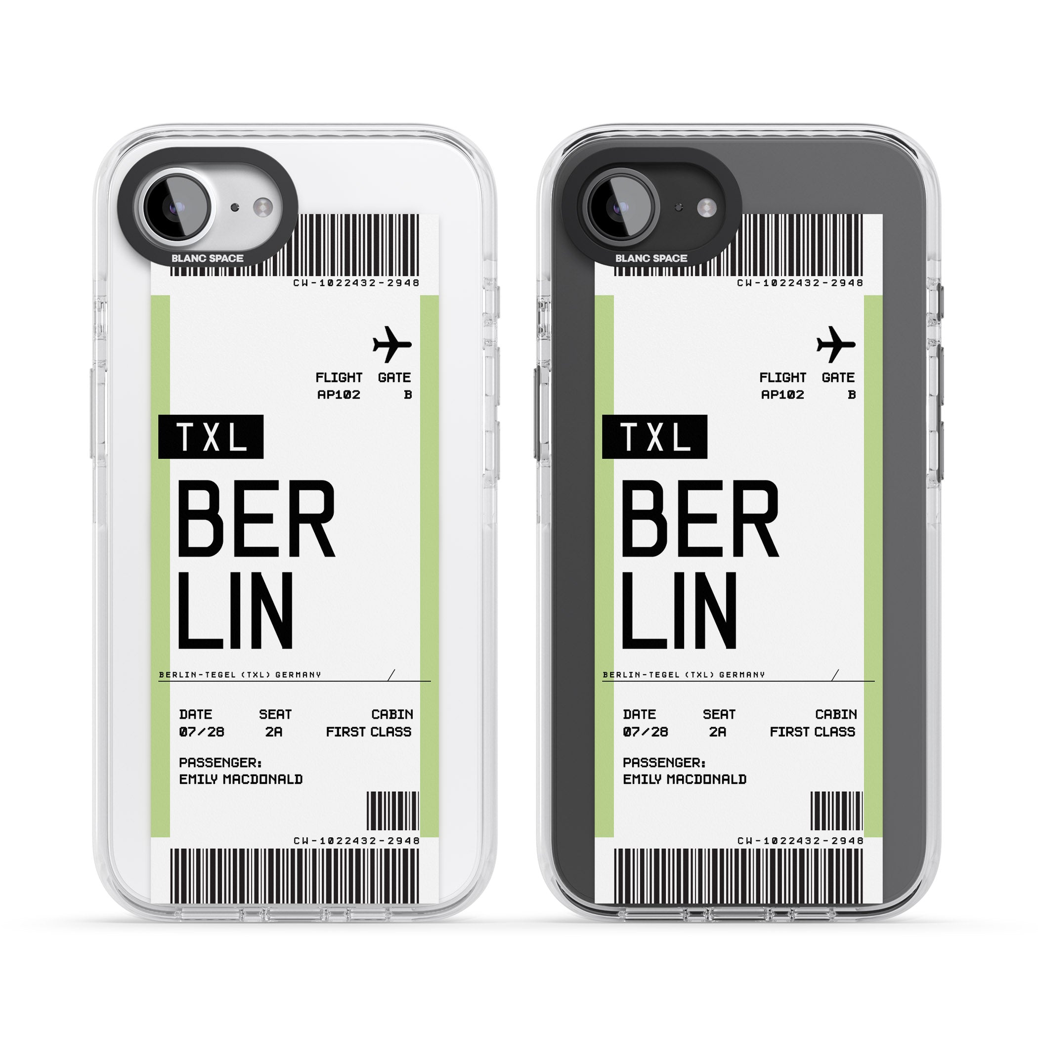 Personalised Berlin Boarding Pass