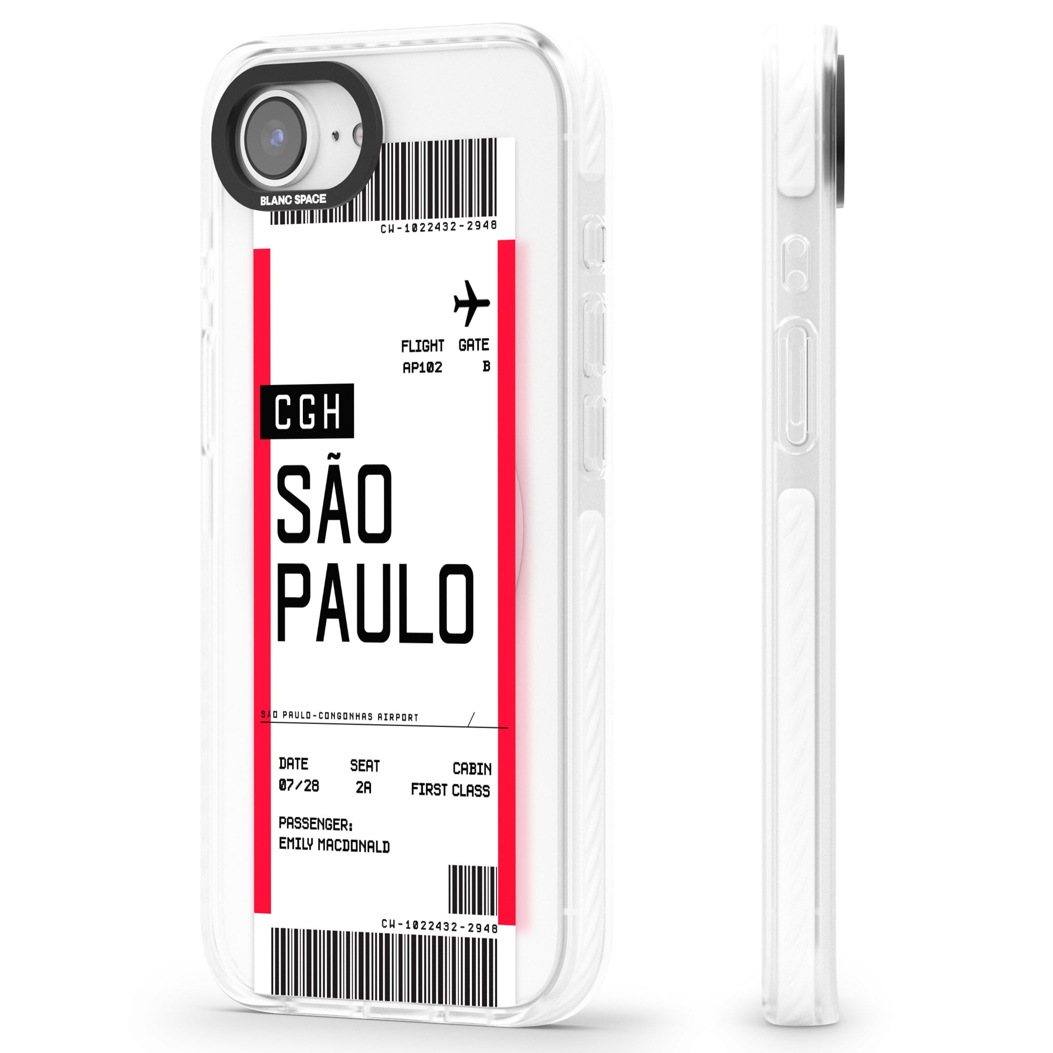 Personalised São Paulo Boarding Pass