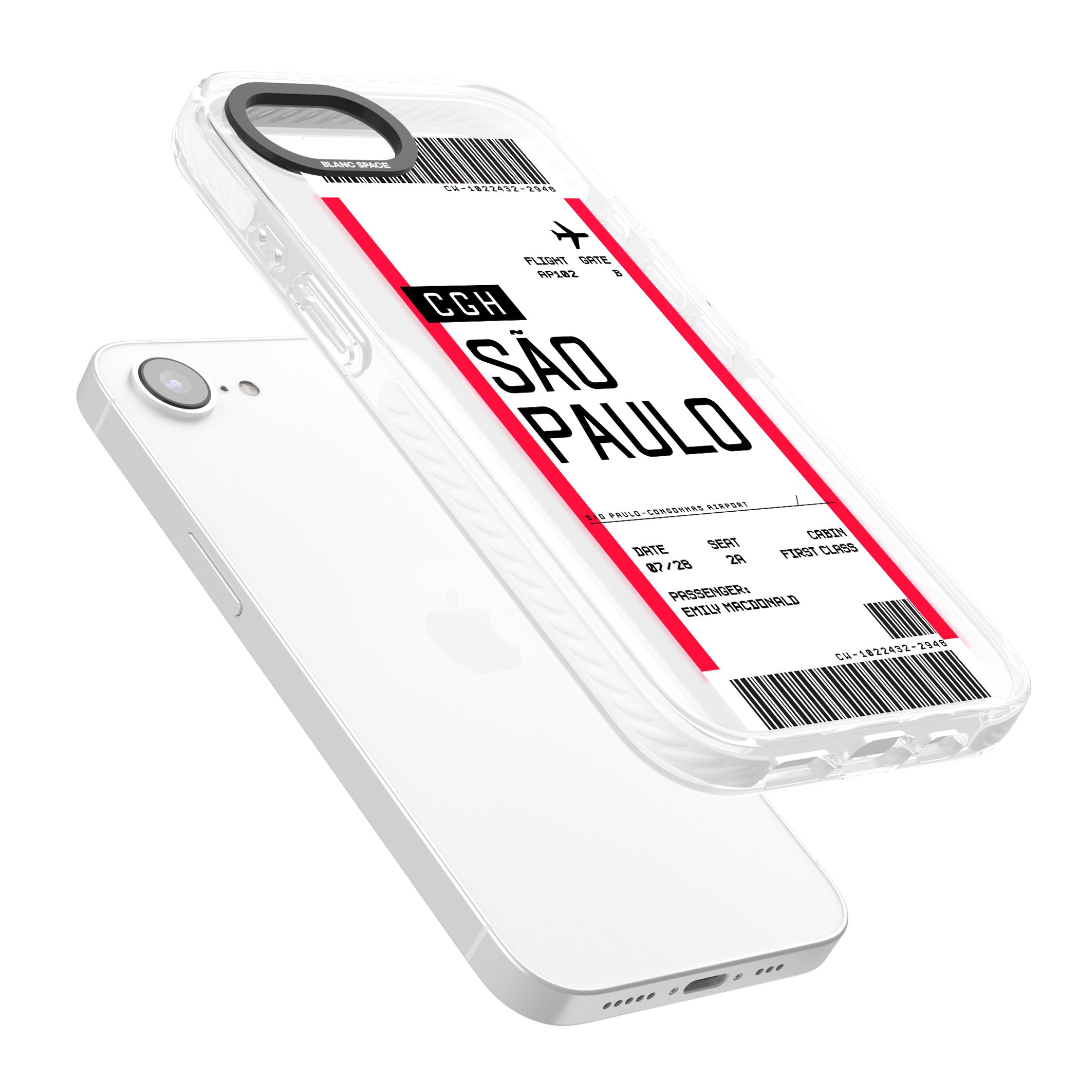 Personalised São Paulo Boarding Pass