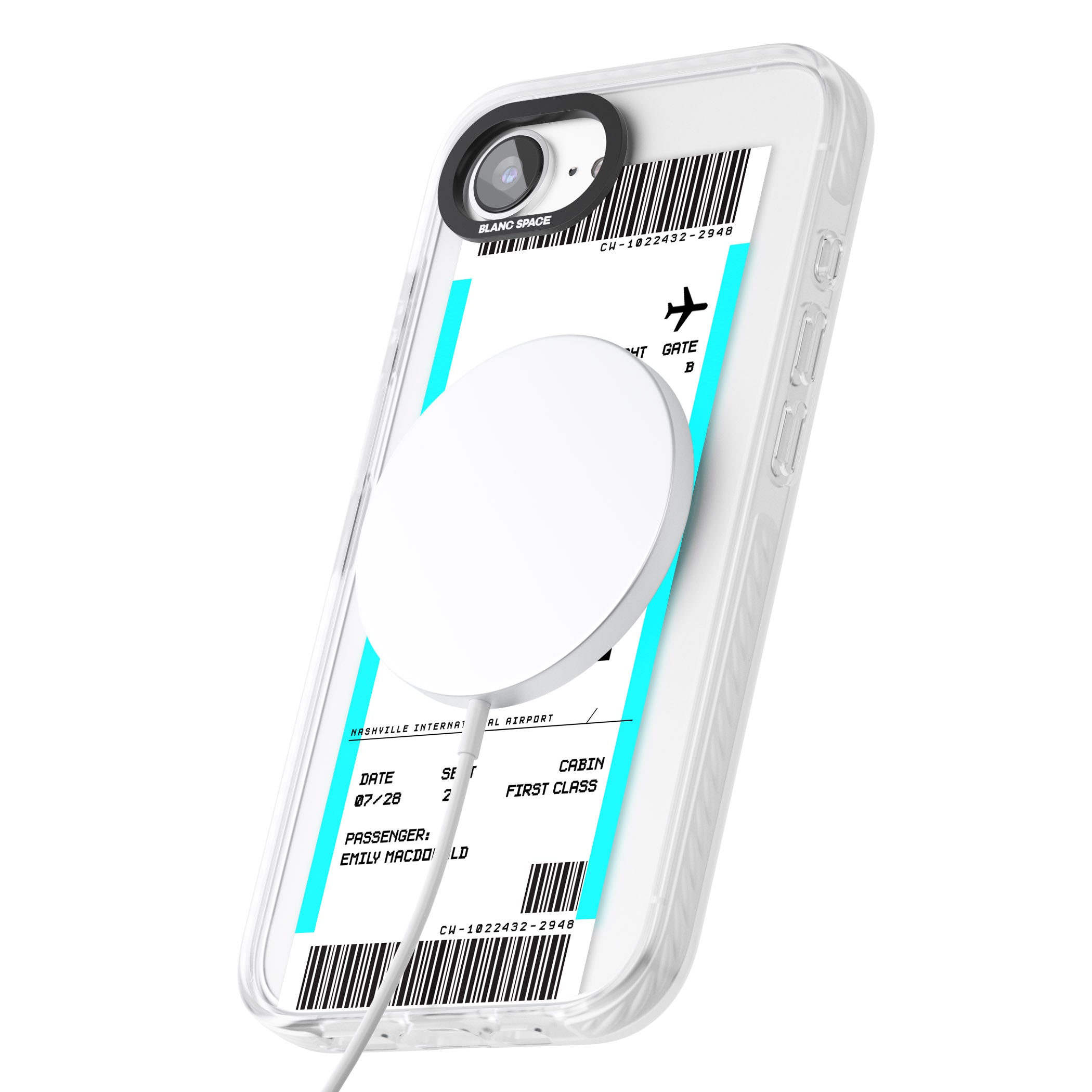 Personalised Nashville Boarding Pass