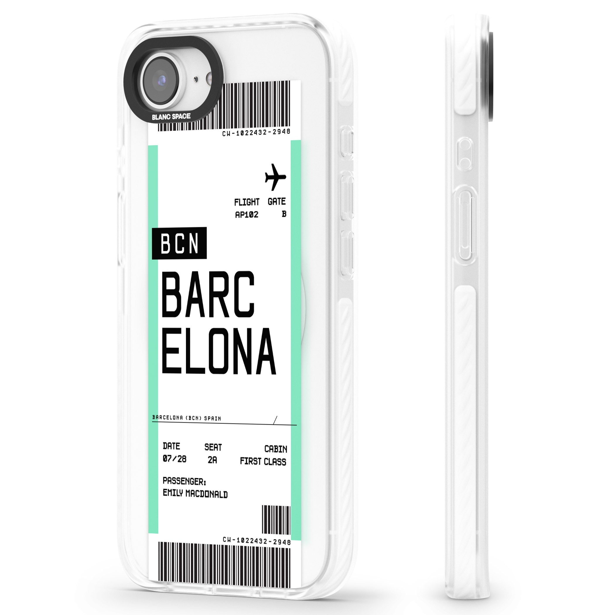 Personalised Barcelona Boarding Pass