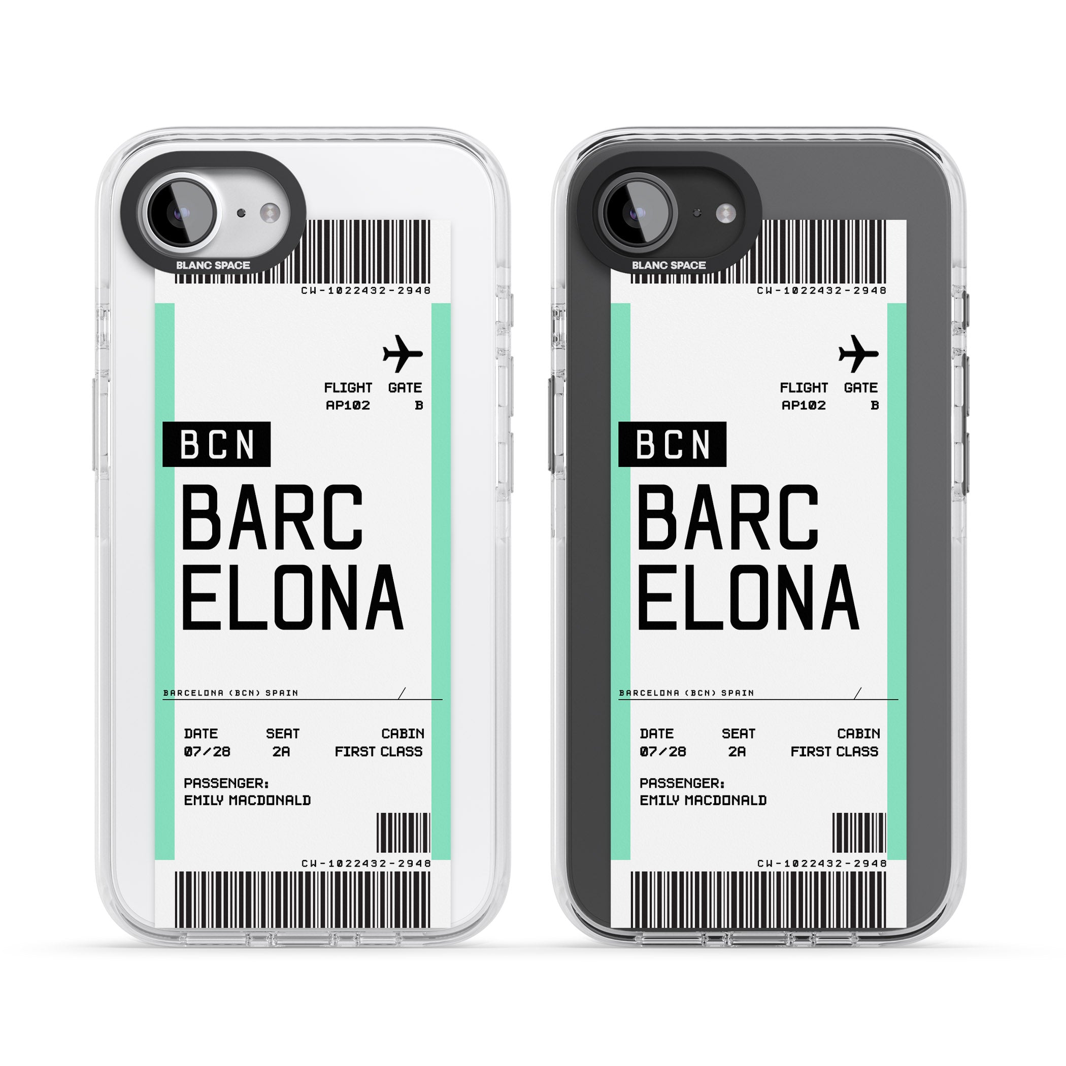 Personalised Barcelona Boarding Pass
