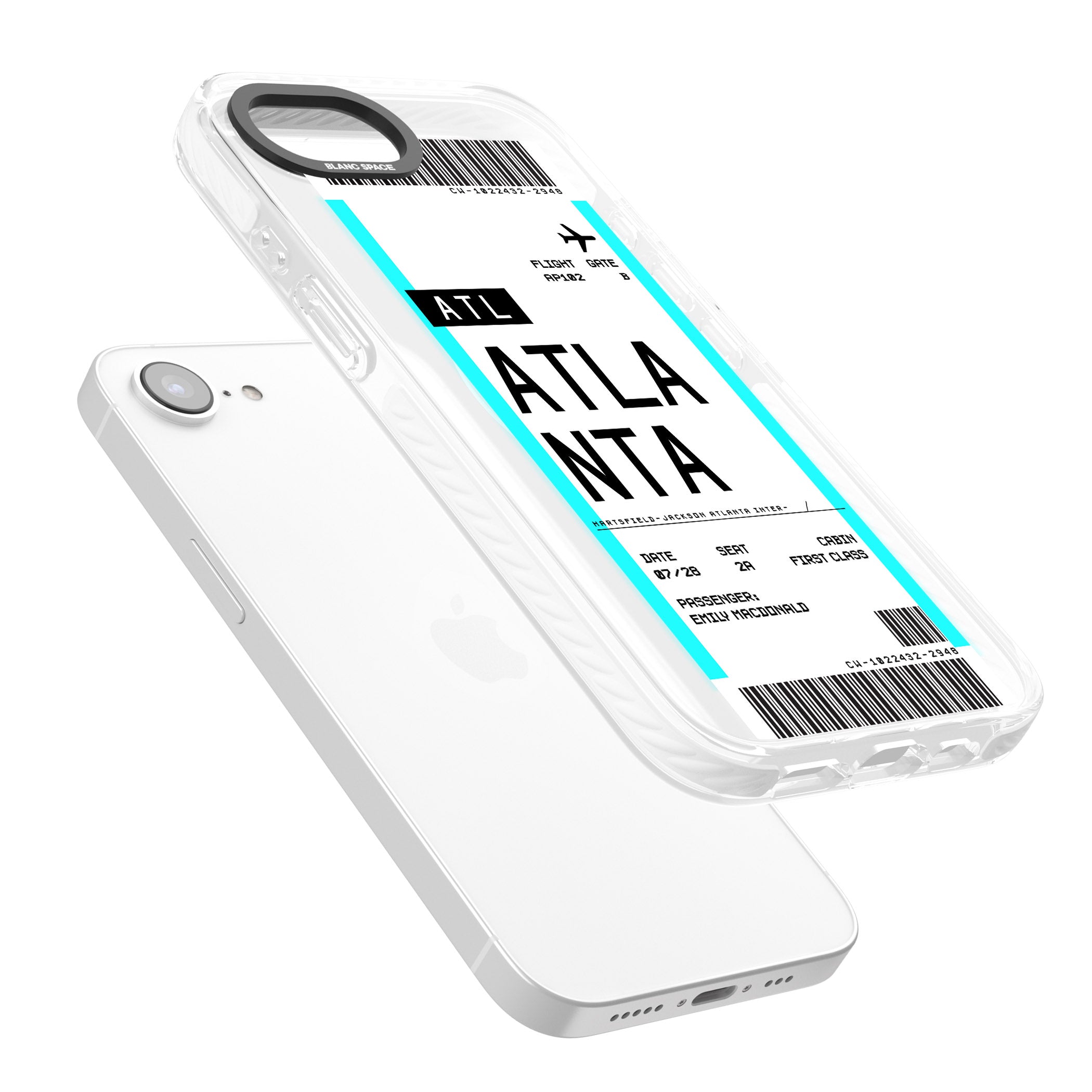 Personalised Atlanta Boarding Pass