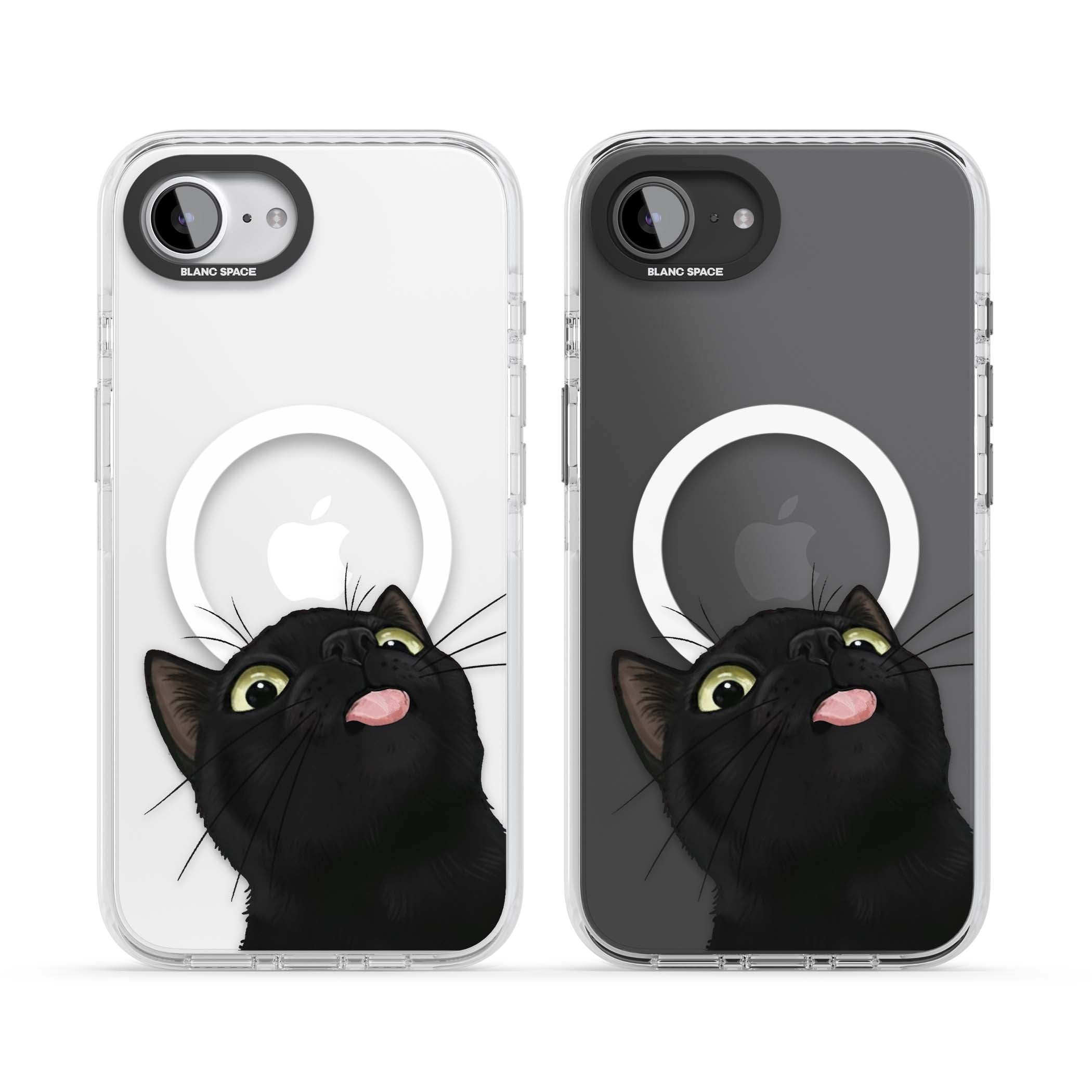 Black Cat Energy for her iPhone case | Impact Magsafe case for iPhone 16e, iPhone 17e