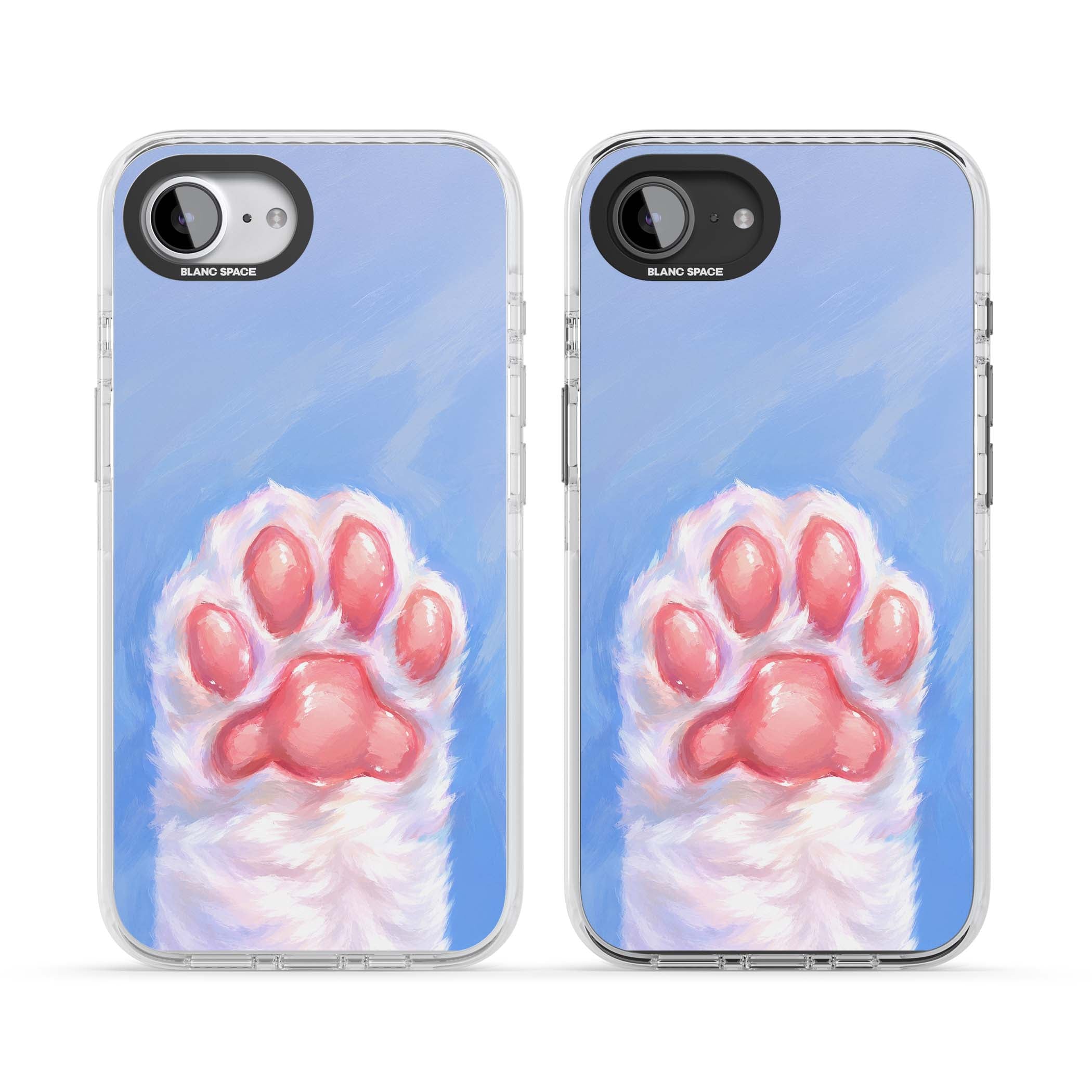 Soft White Paw cute iPhone case | Impact Magsafe case for iPhone 16e, iPhone 17e
