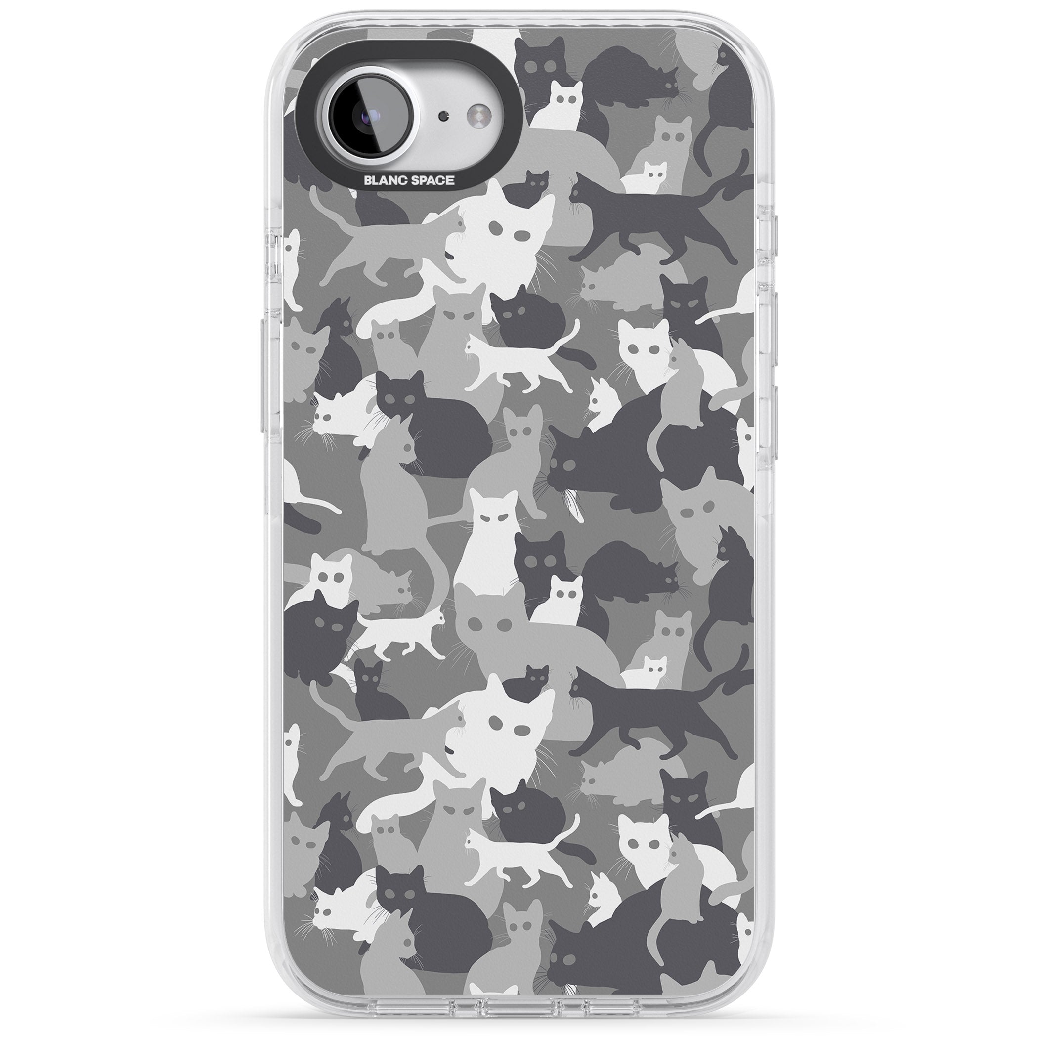 Dark Grey Cat Camouflage