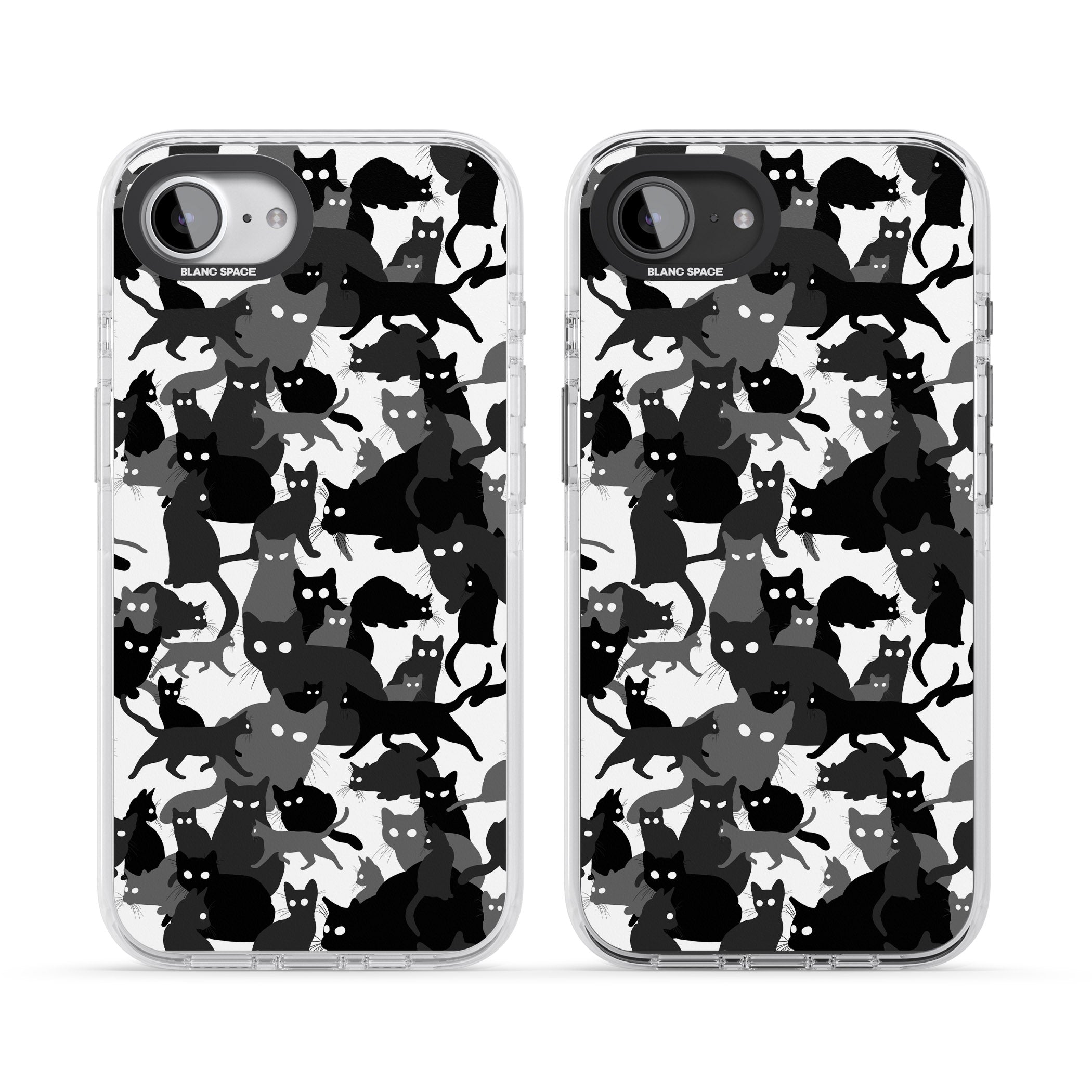 Black & White Cat Camouflage