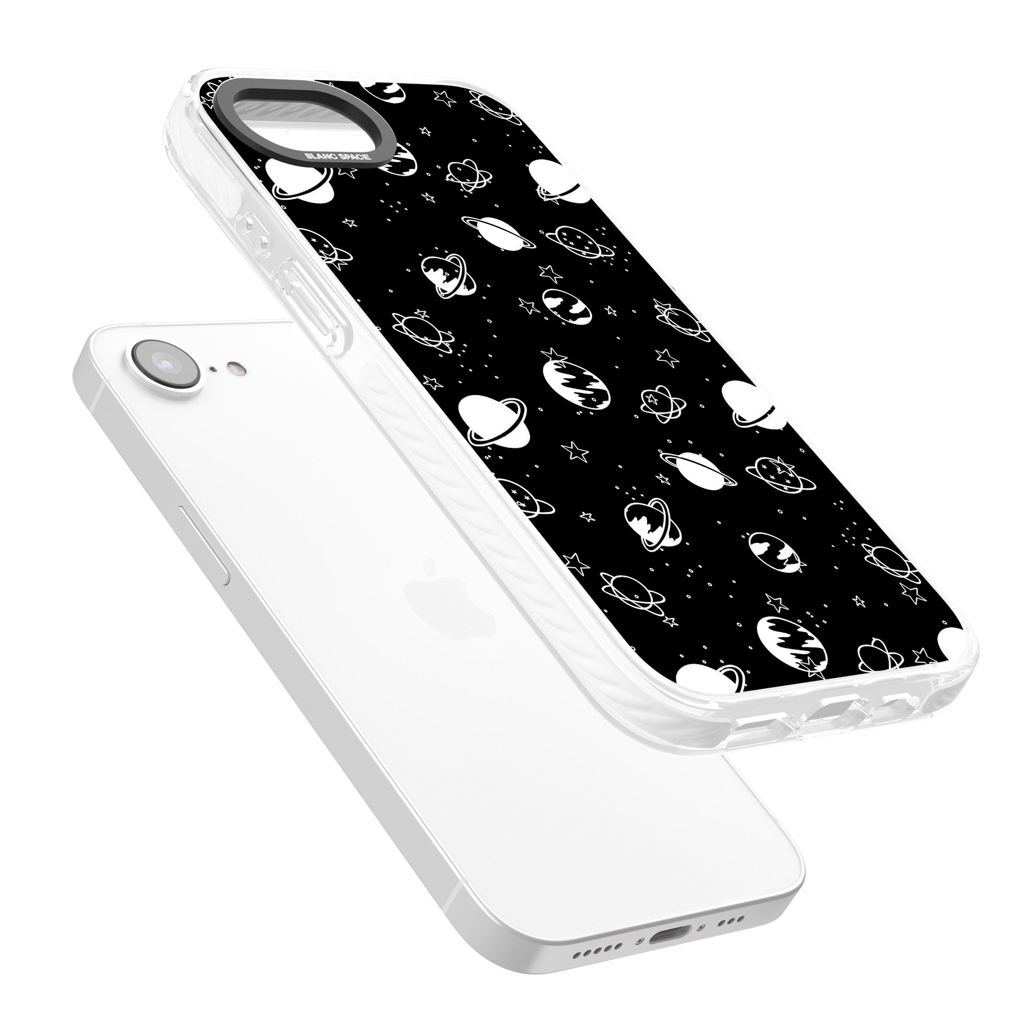 White Planets On Black