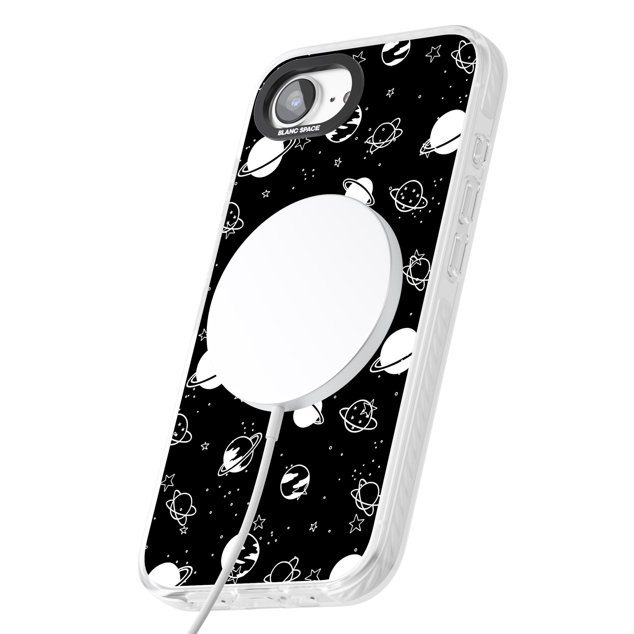 White Planets On Black