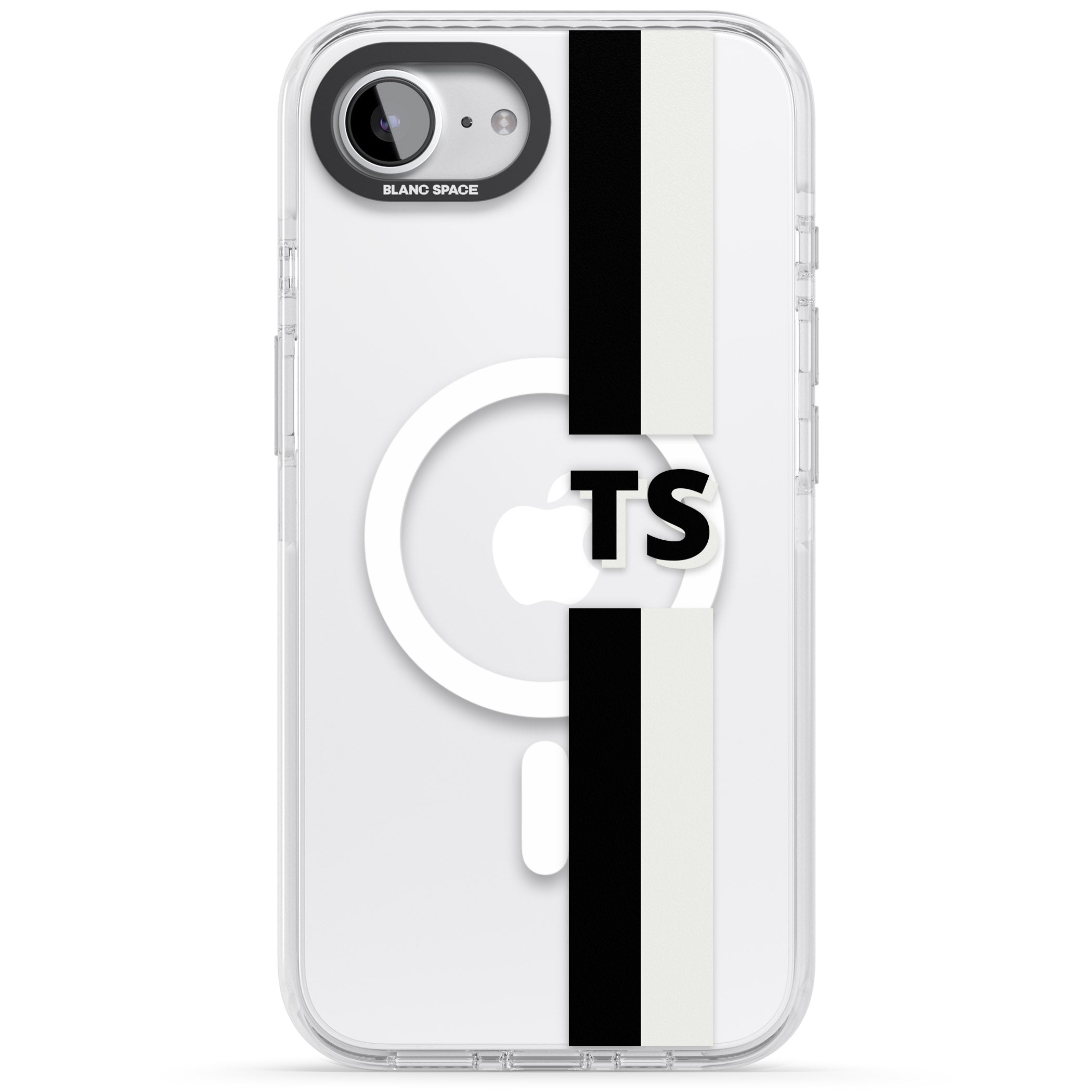 Personalised Black And White Stripe