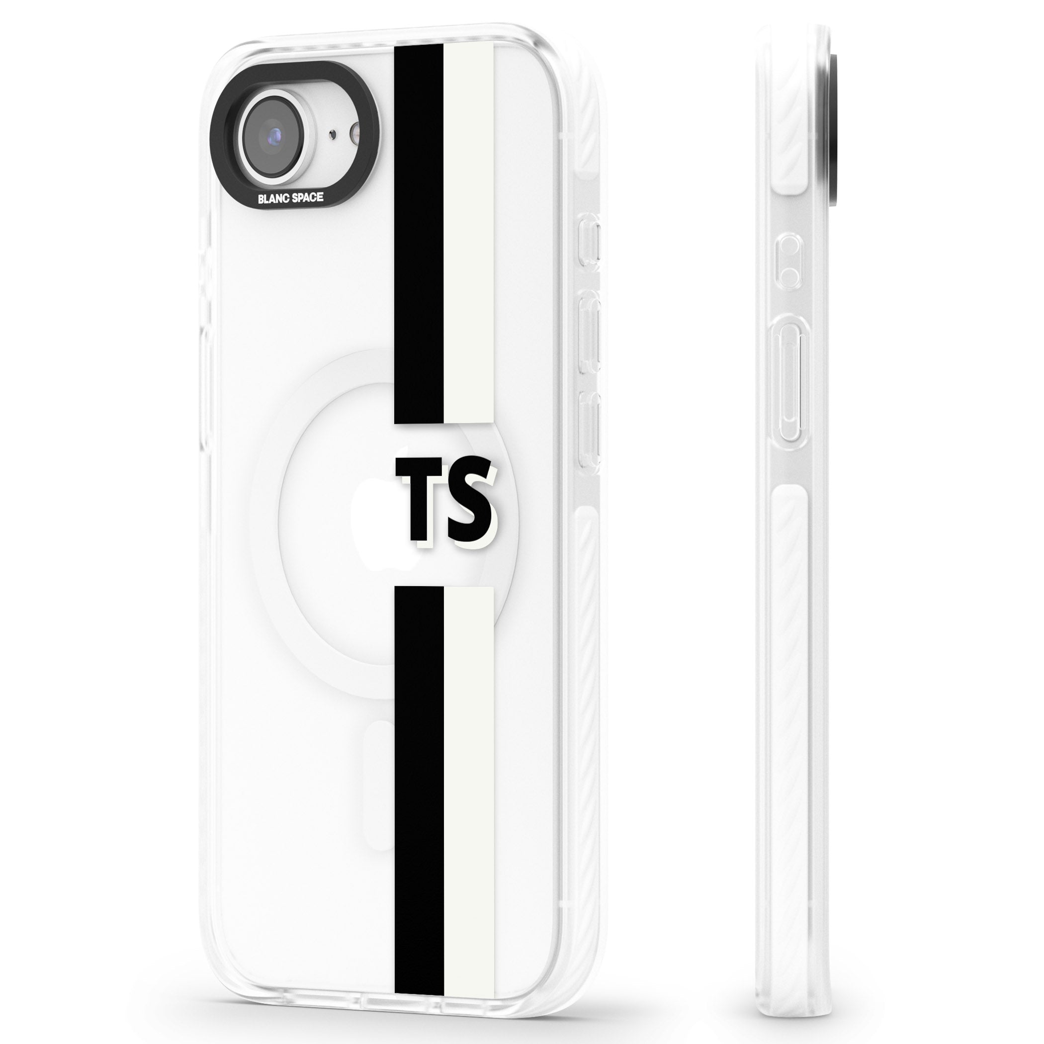 Personalised Black And White Stripe