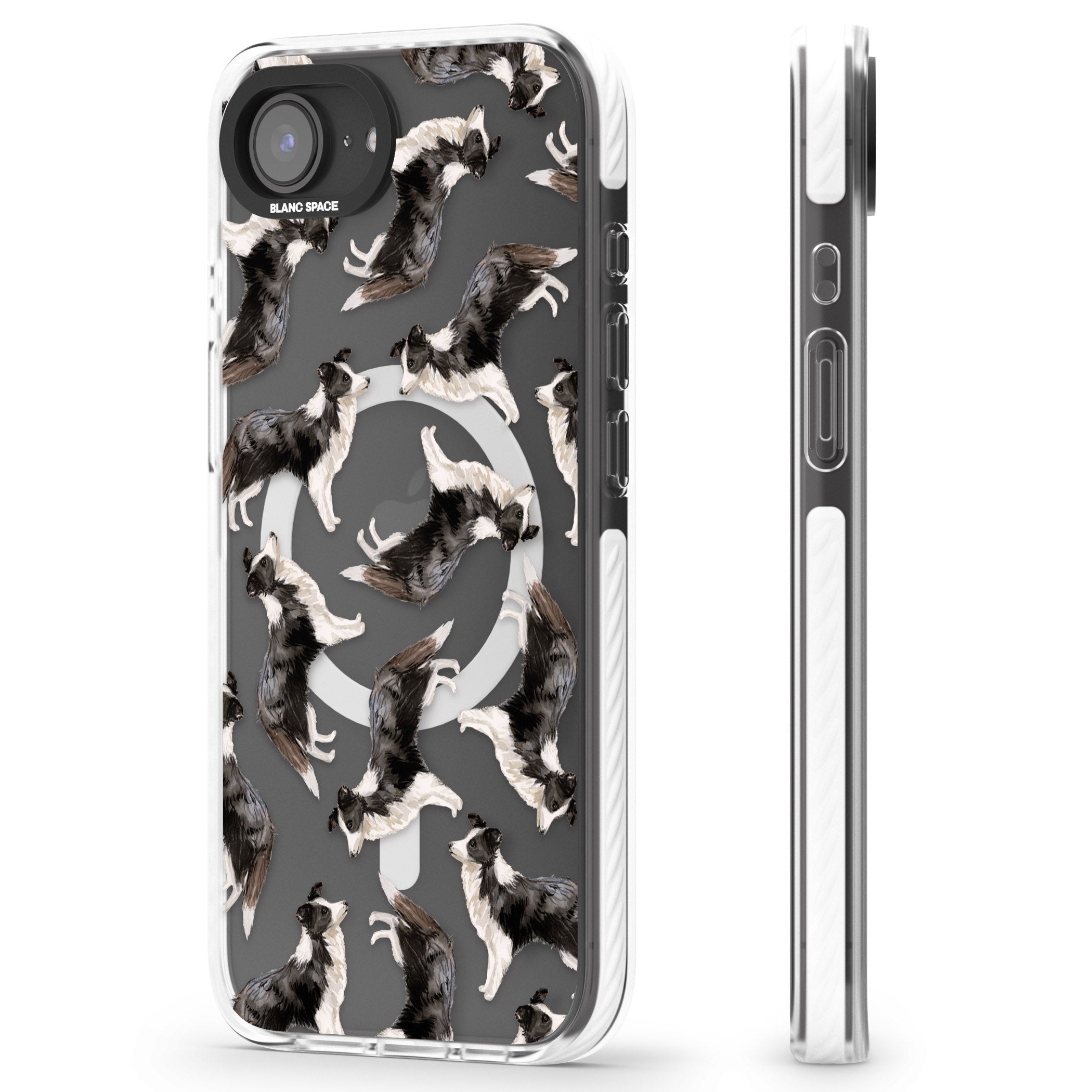 Border Collie Pattern Watercolour