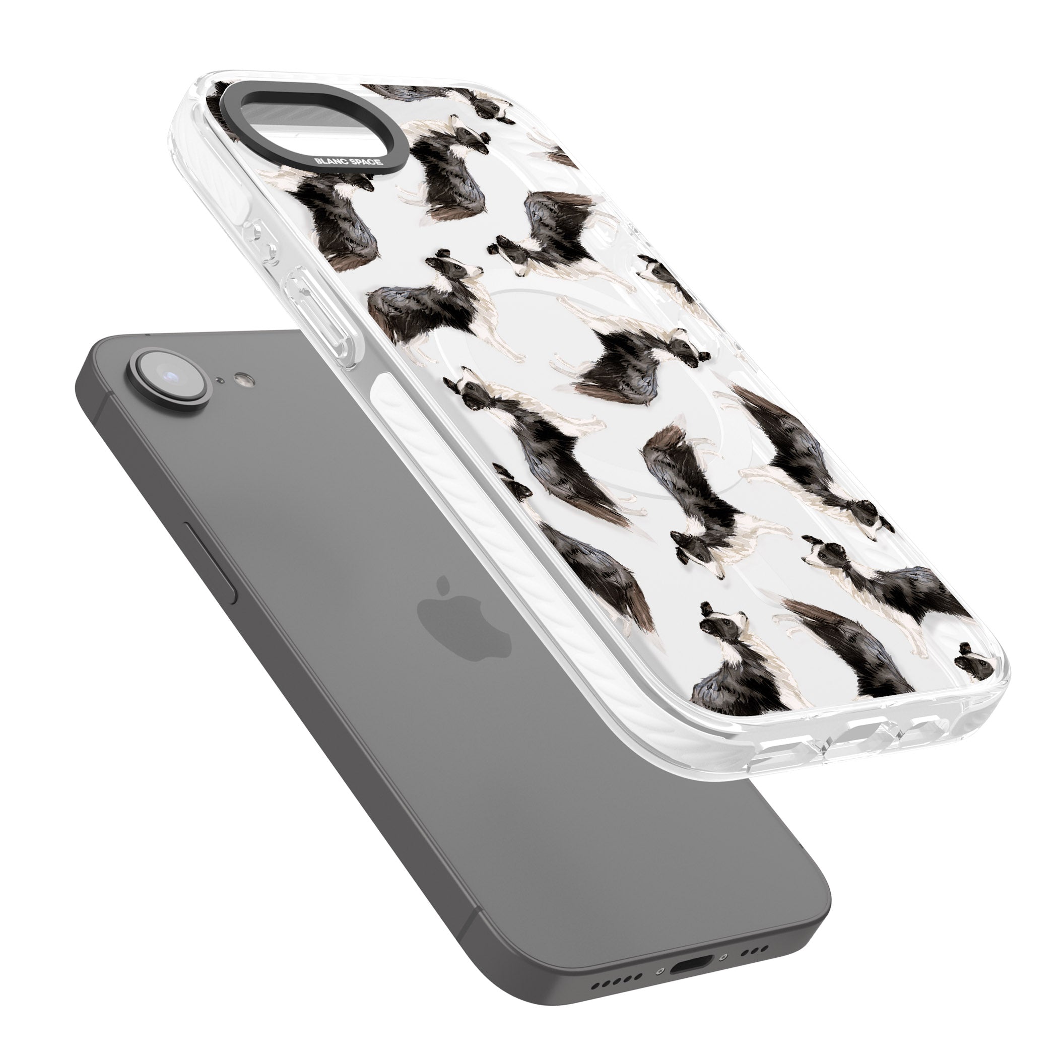 Border Collie Pattern Watercolour