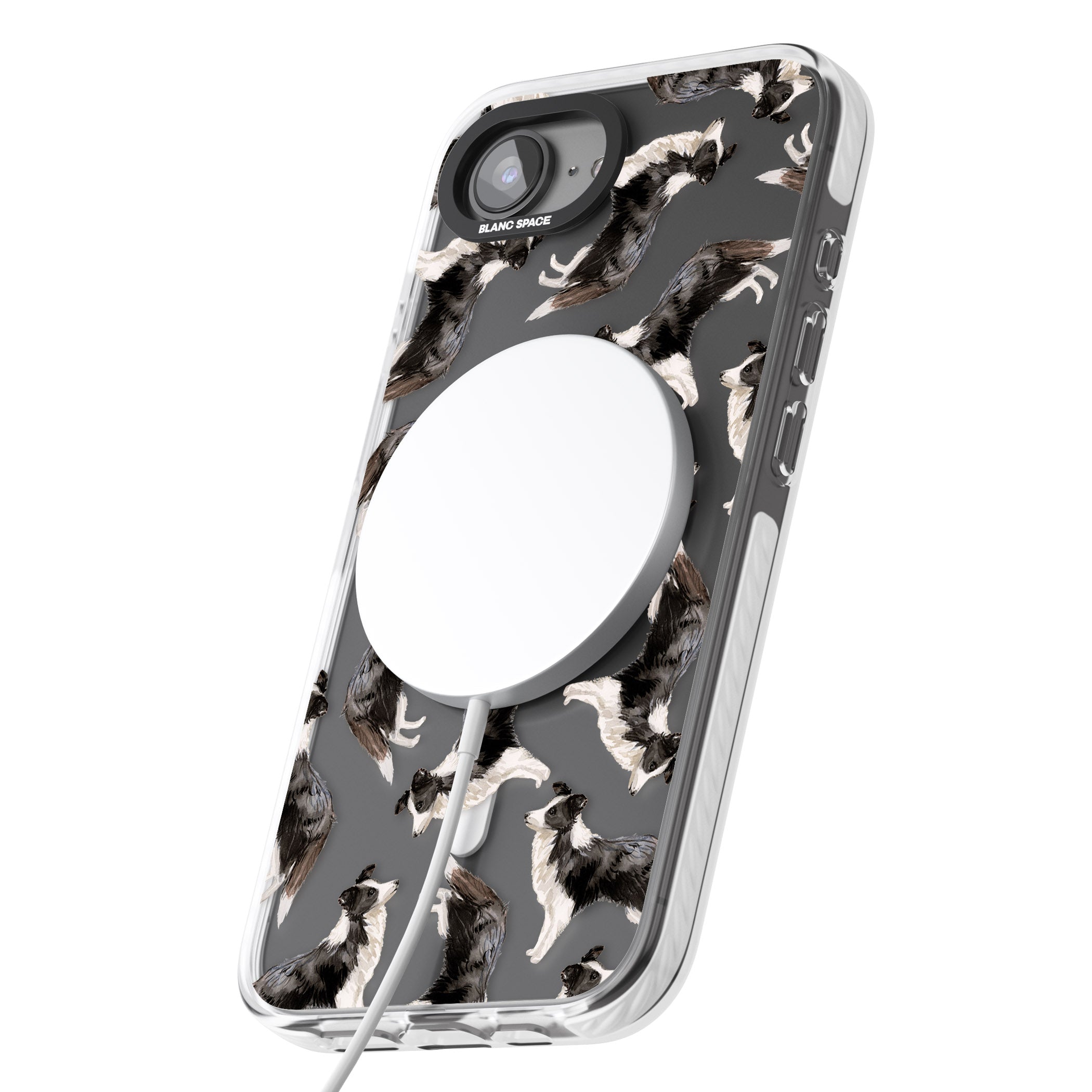 Border Collie Pattern Watercolour