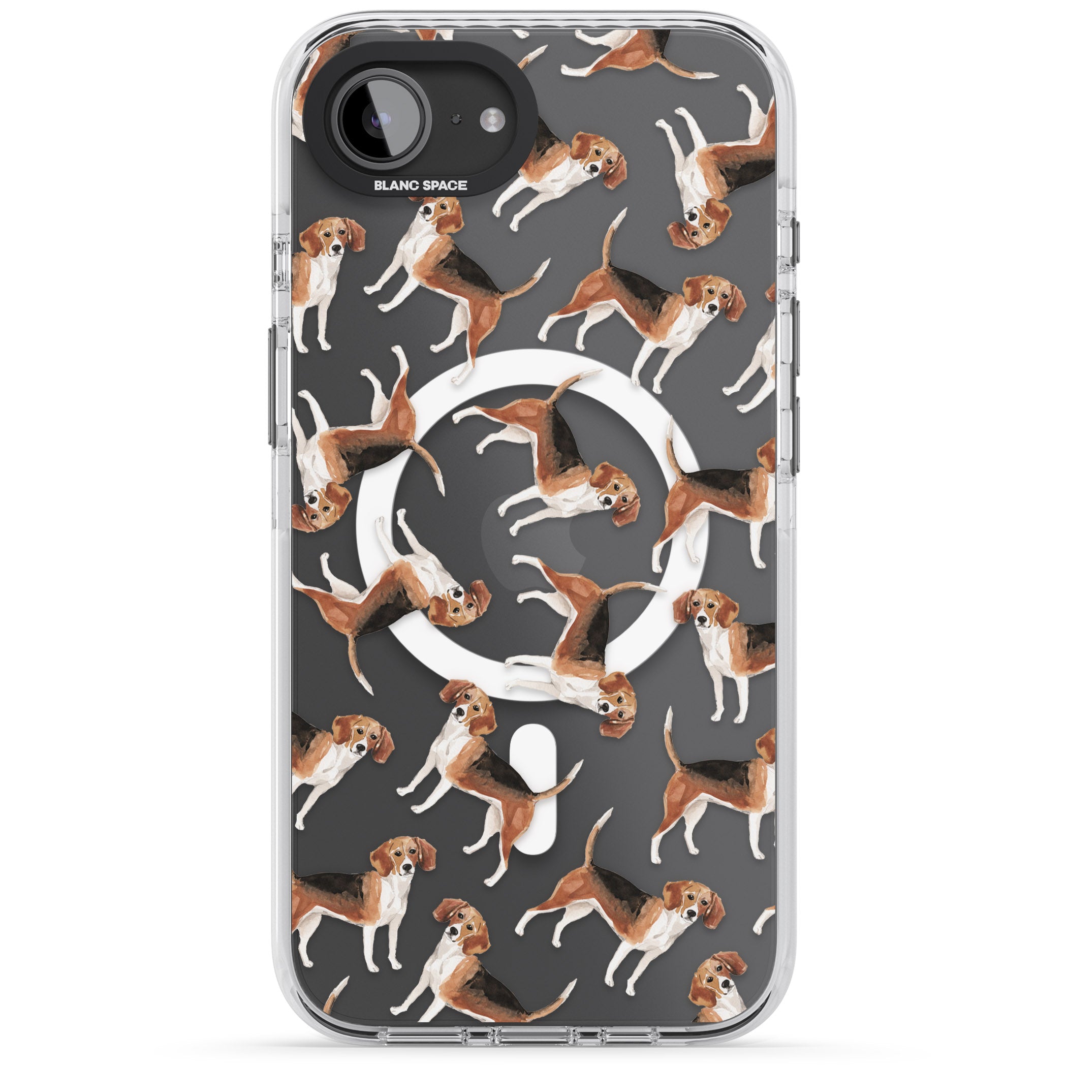 Beagle Watercolor Pattern