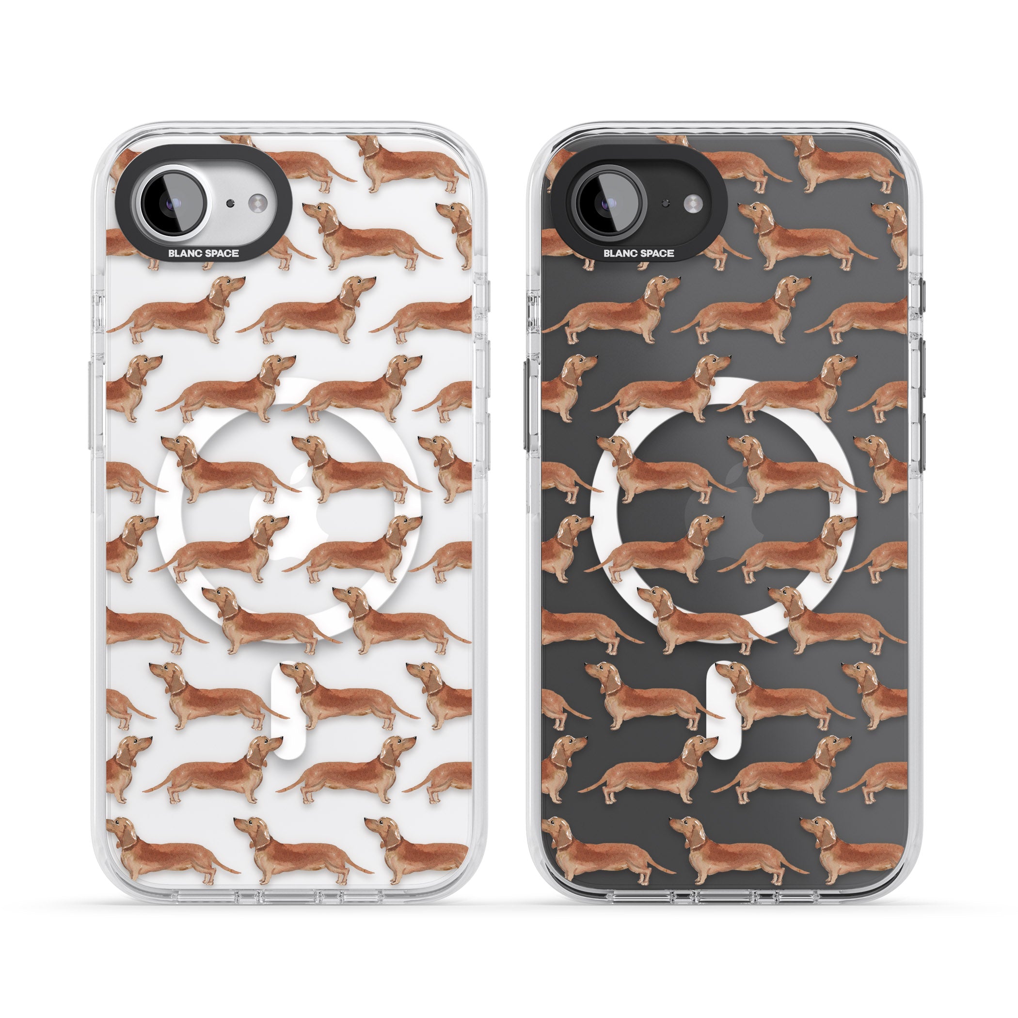 Dachshund Watercolor Dog Pattern