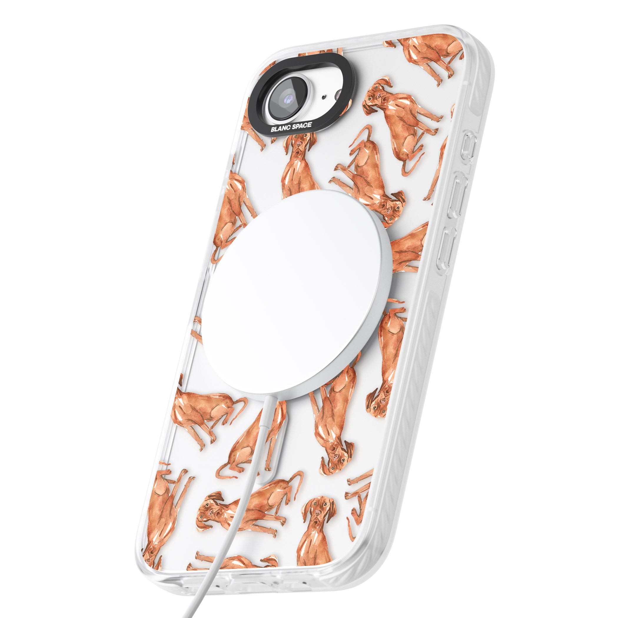 Hungarian Vizsla Watercolor Pattern