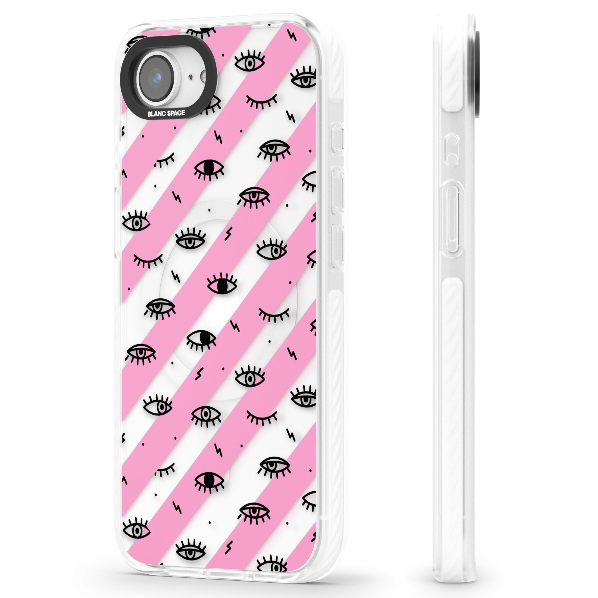Pink Stripe Eyes
