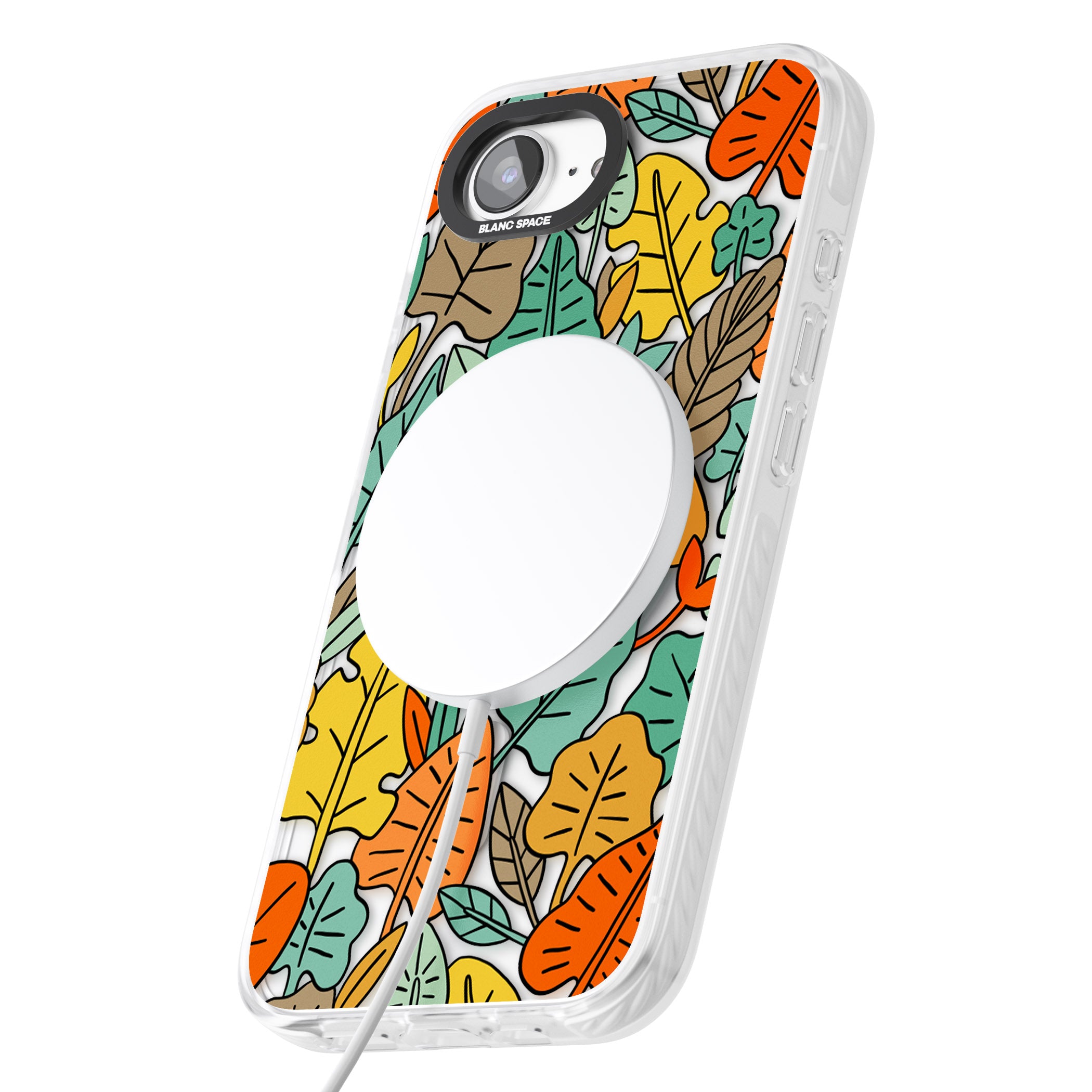 Pastel Toned Autumn Leaves