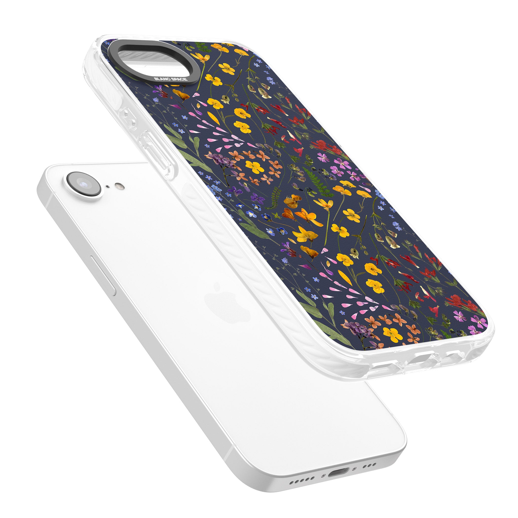 Wildflower Leaves Cluster Navy