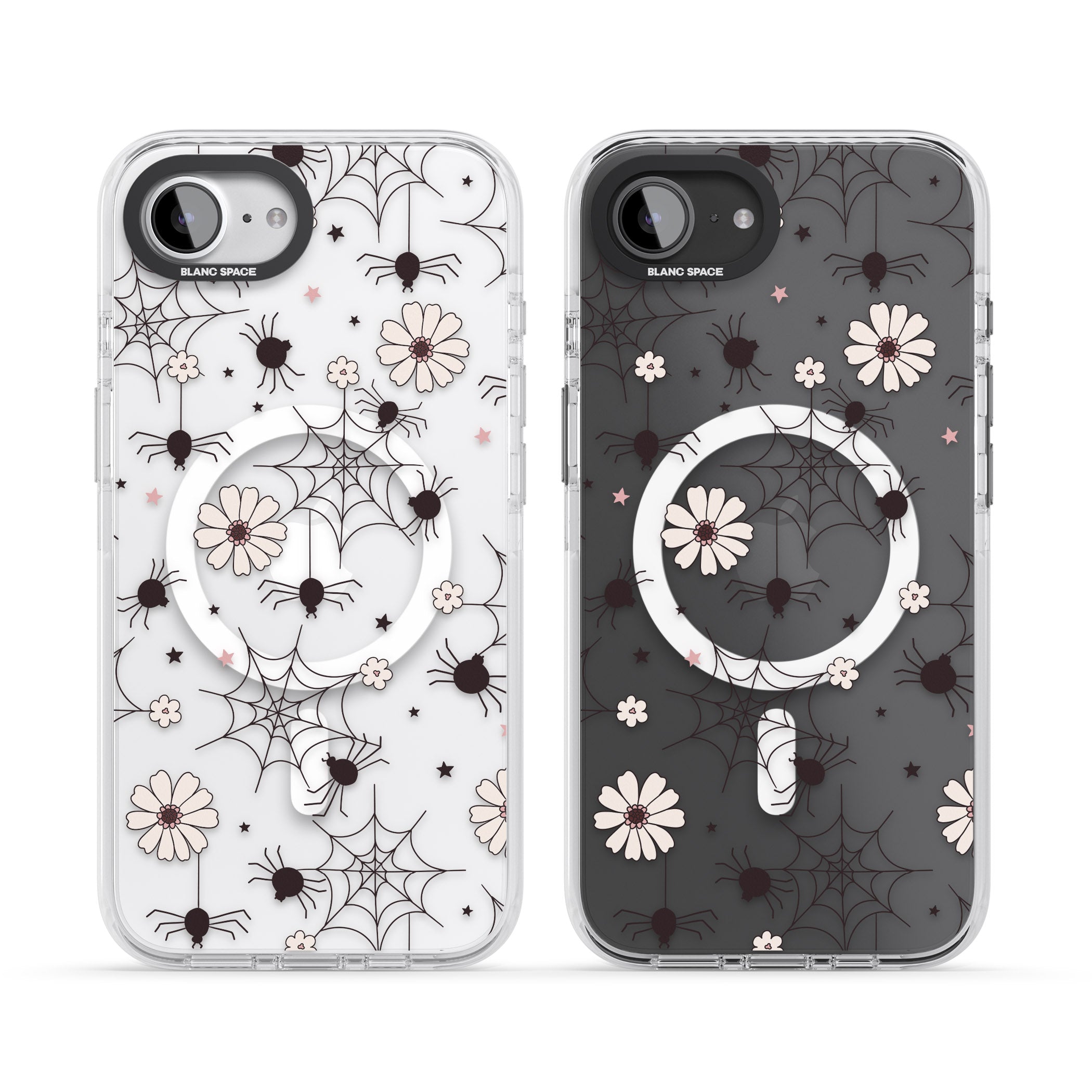 Spiders And Flowers Pattern