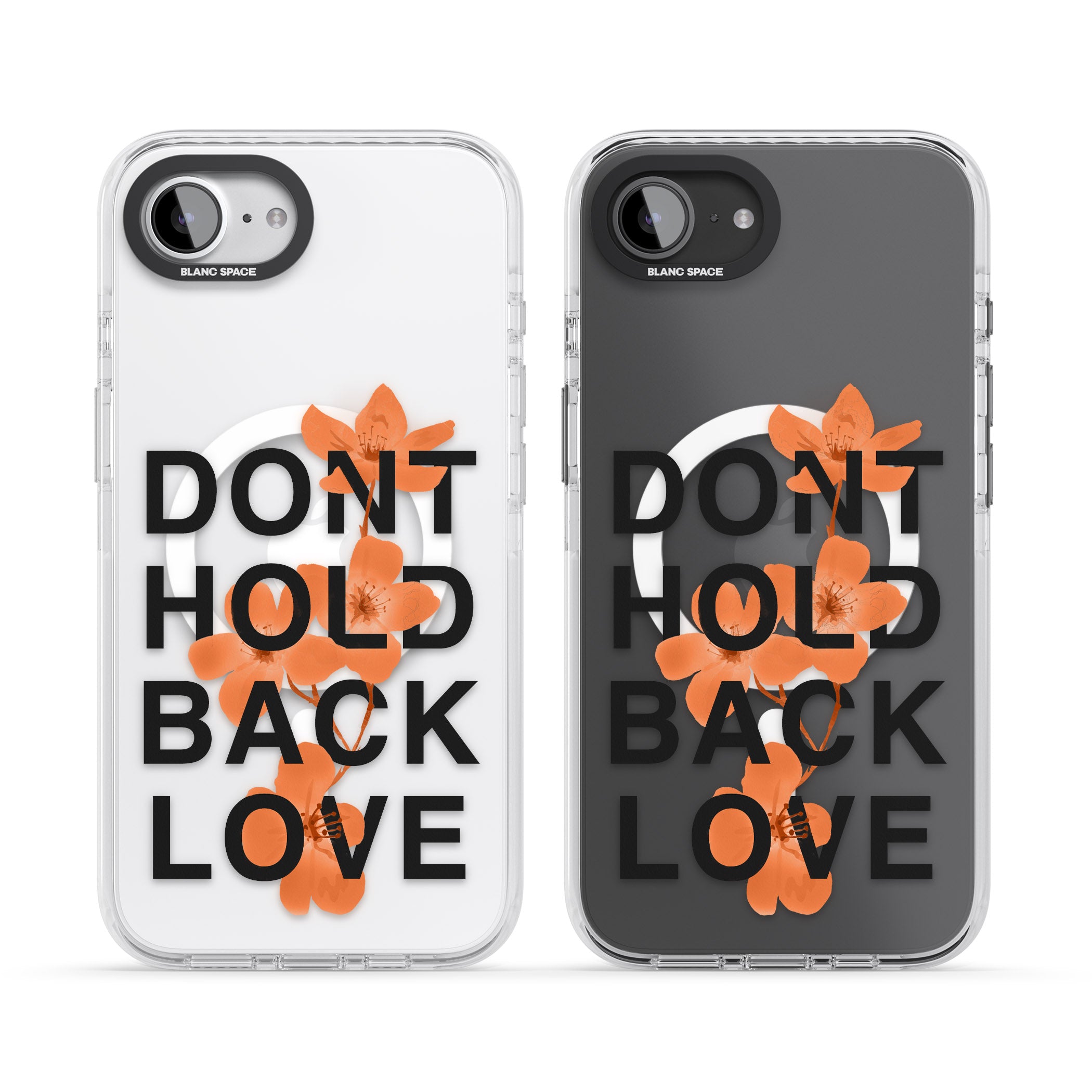 Don'T Hold Back Love Orange & Black