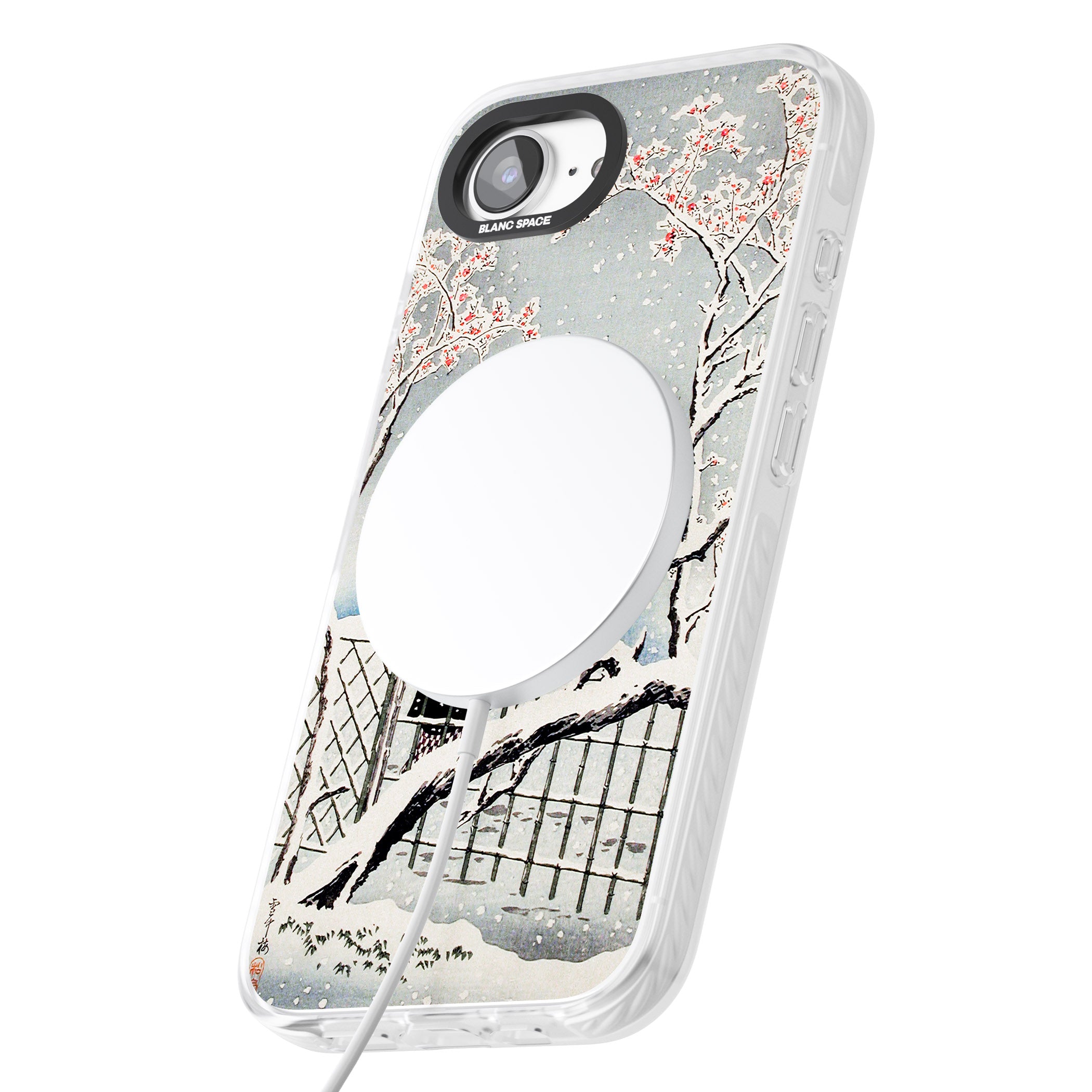 Plum Tree In Snow By Hiroaki Takahashi