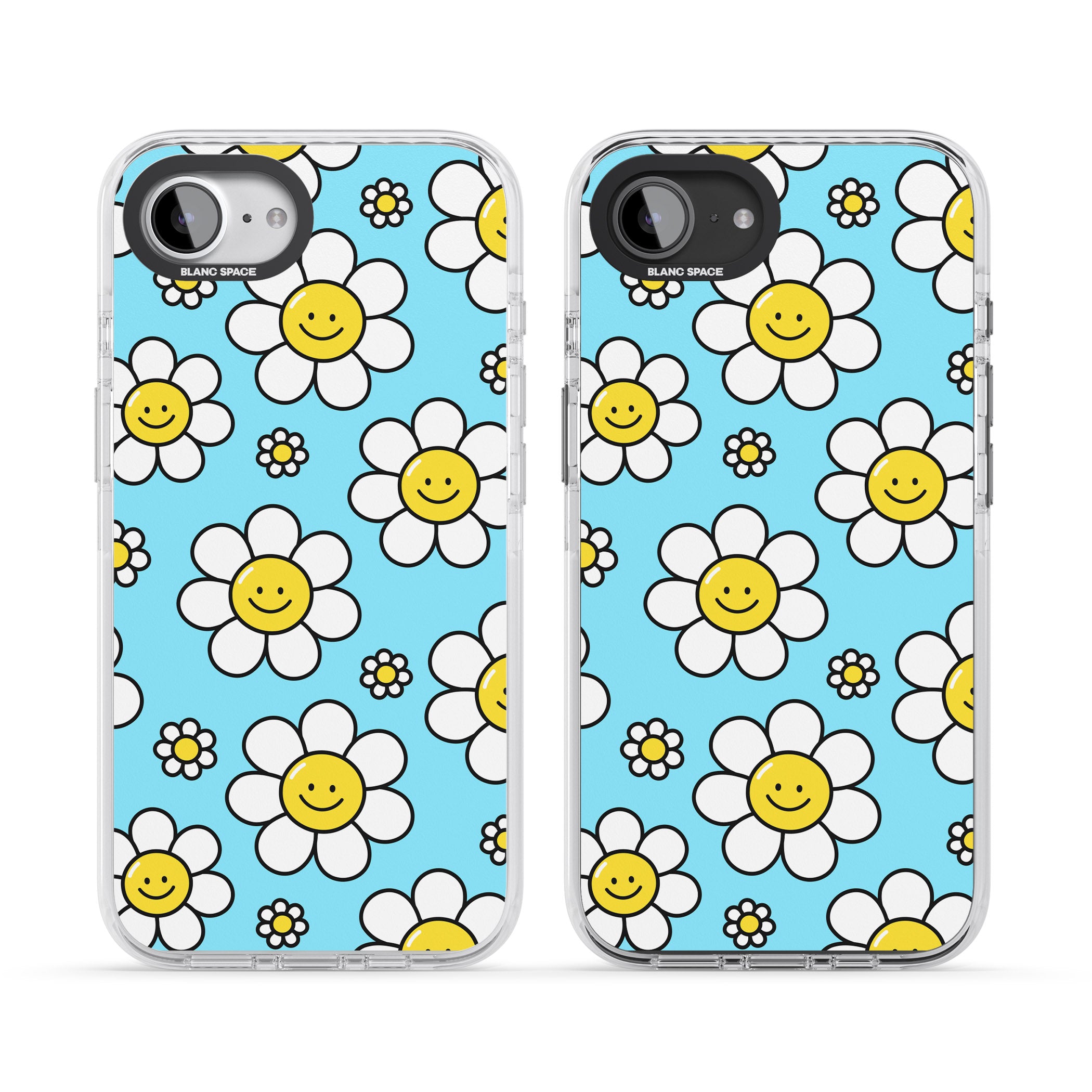 Daisy Faces Kawaii Pattern