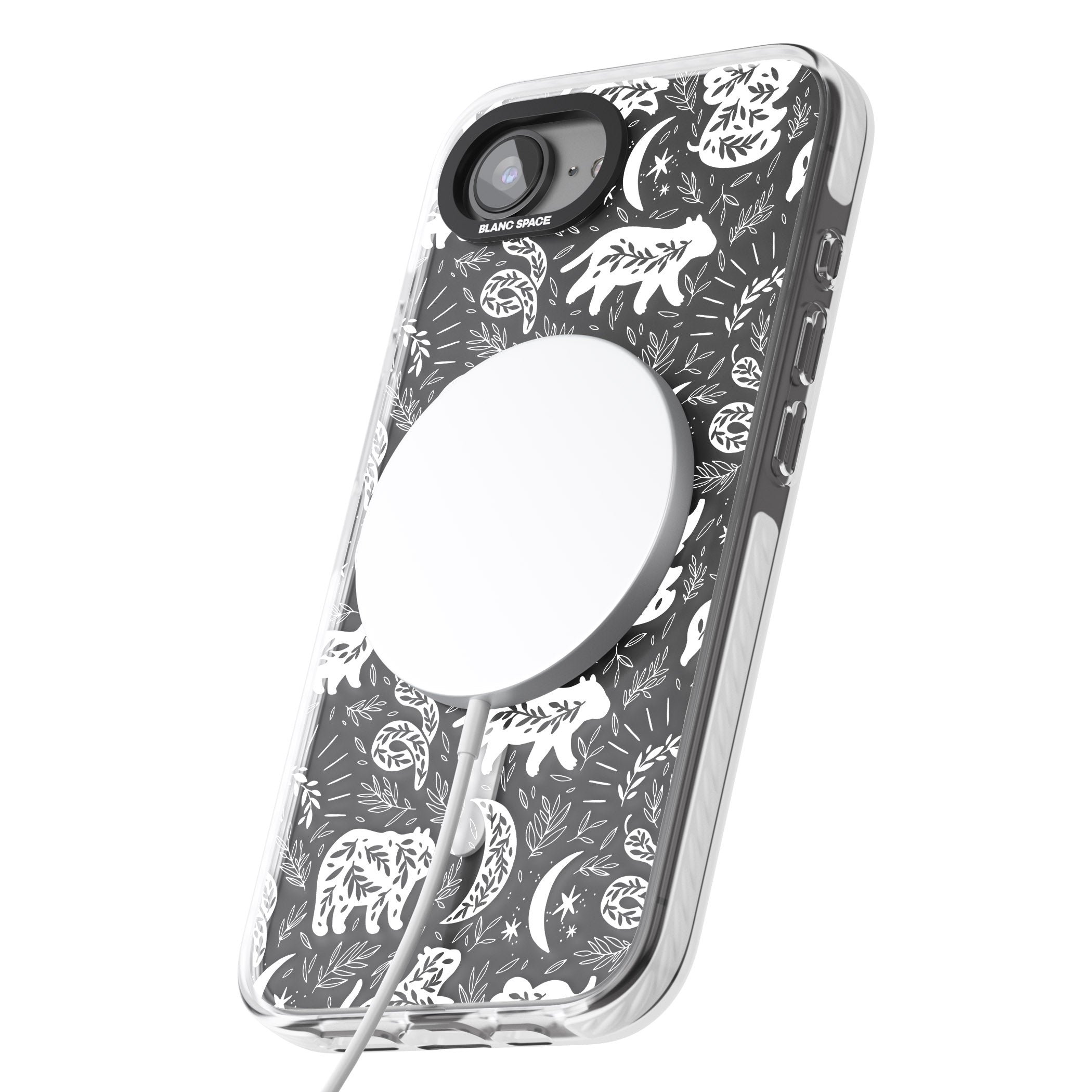 Forest Animal Silhouettes: White/Clear