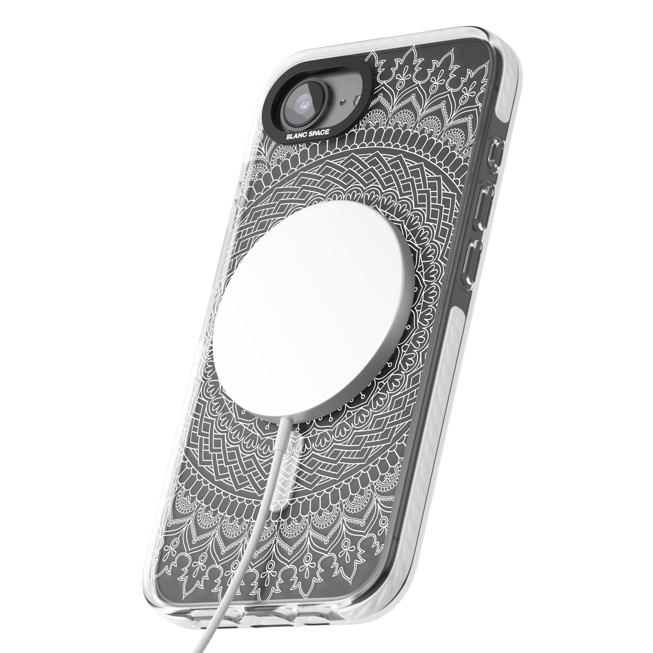 Intricate White Mandala