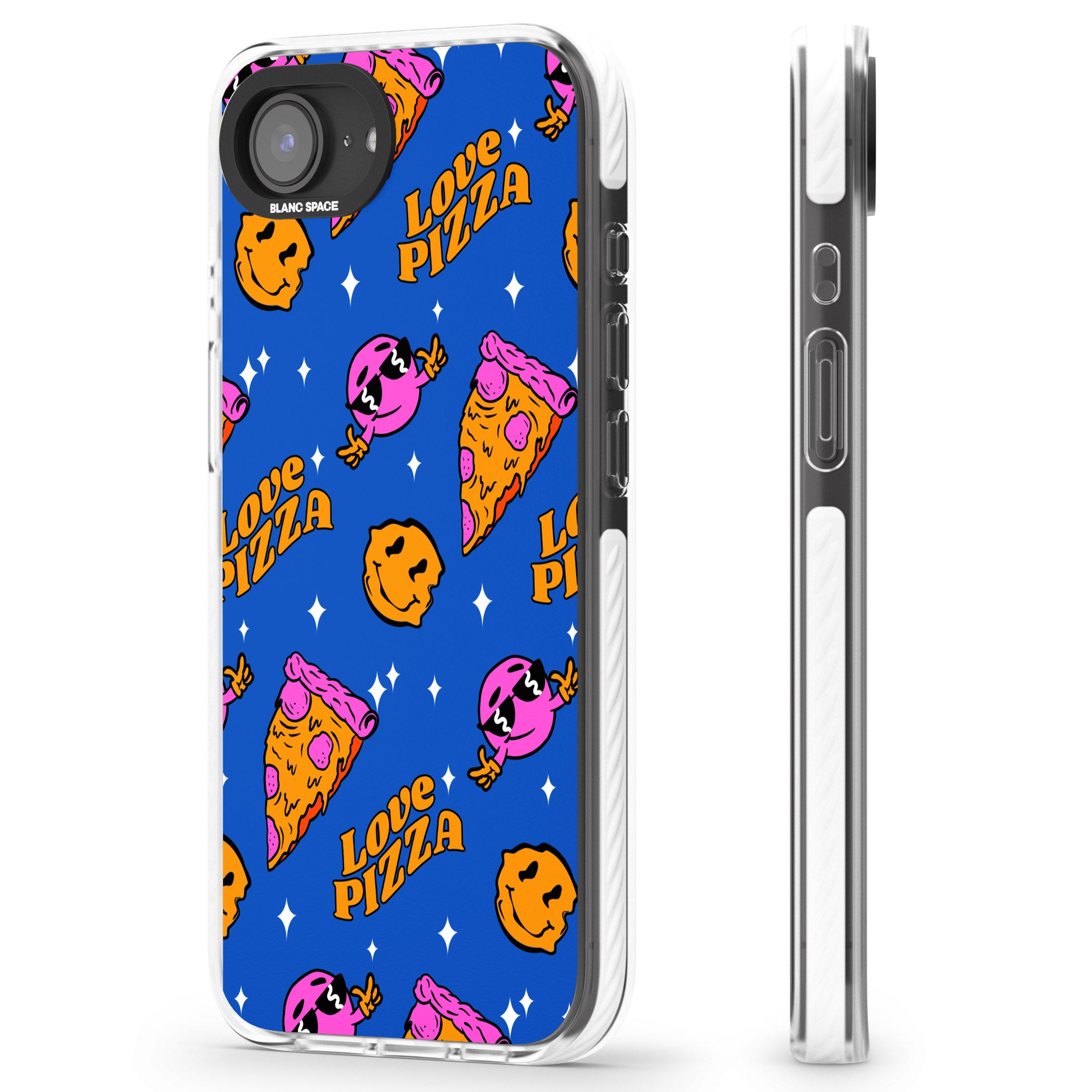 Psychedelic Love Pizza Pattern