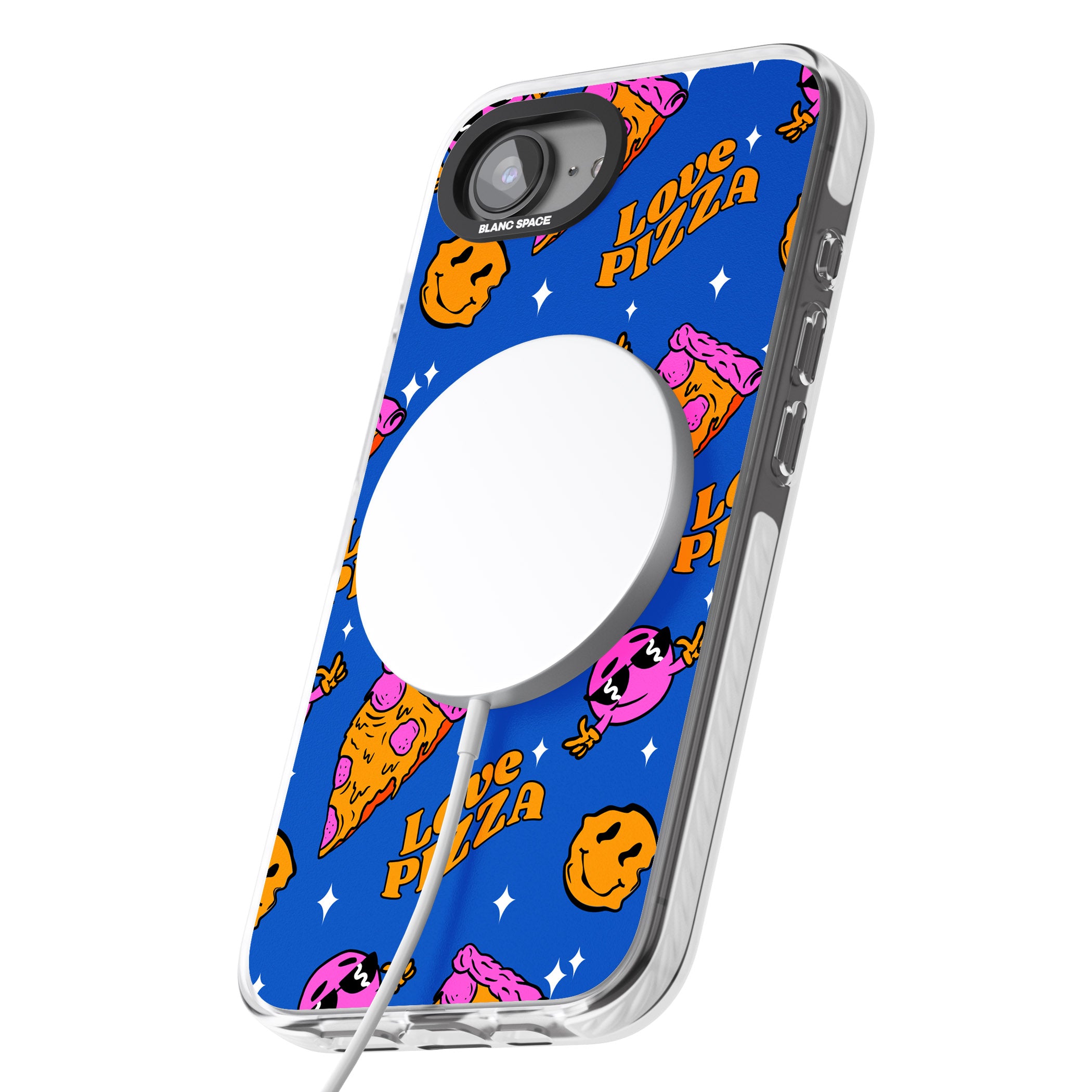 Psychedelic Love Pizza Pattern