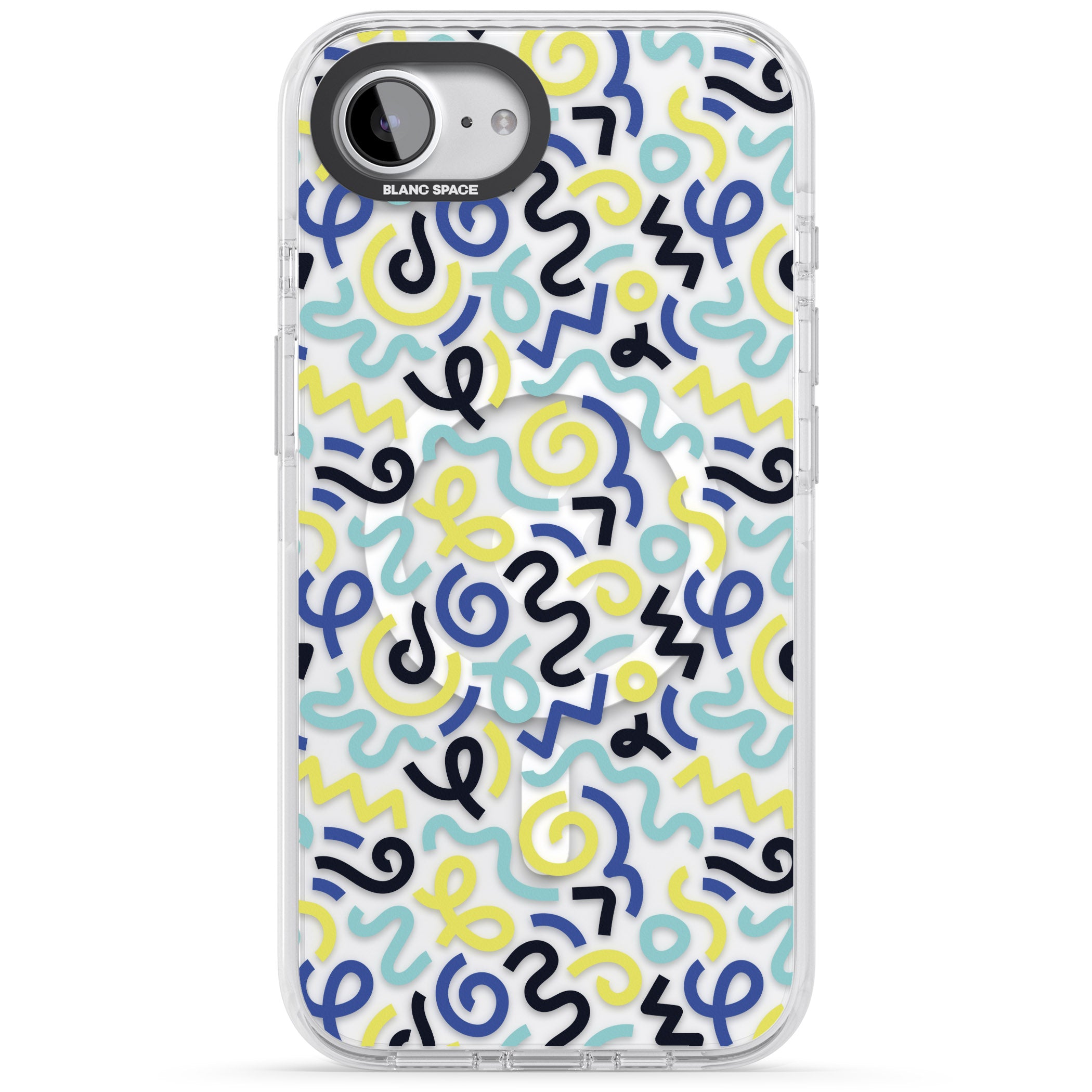 Blue & Yellow Memphis Retro