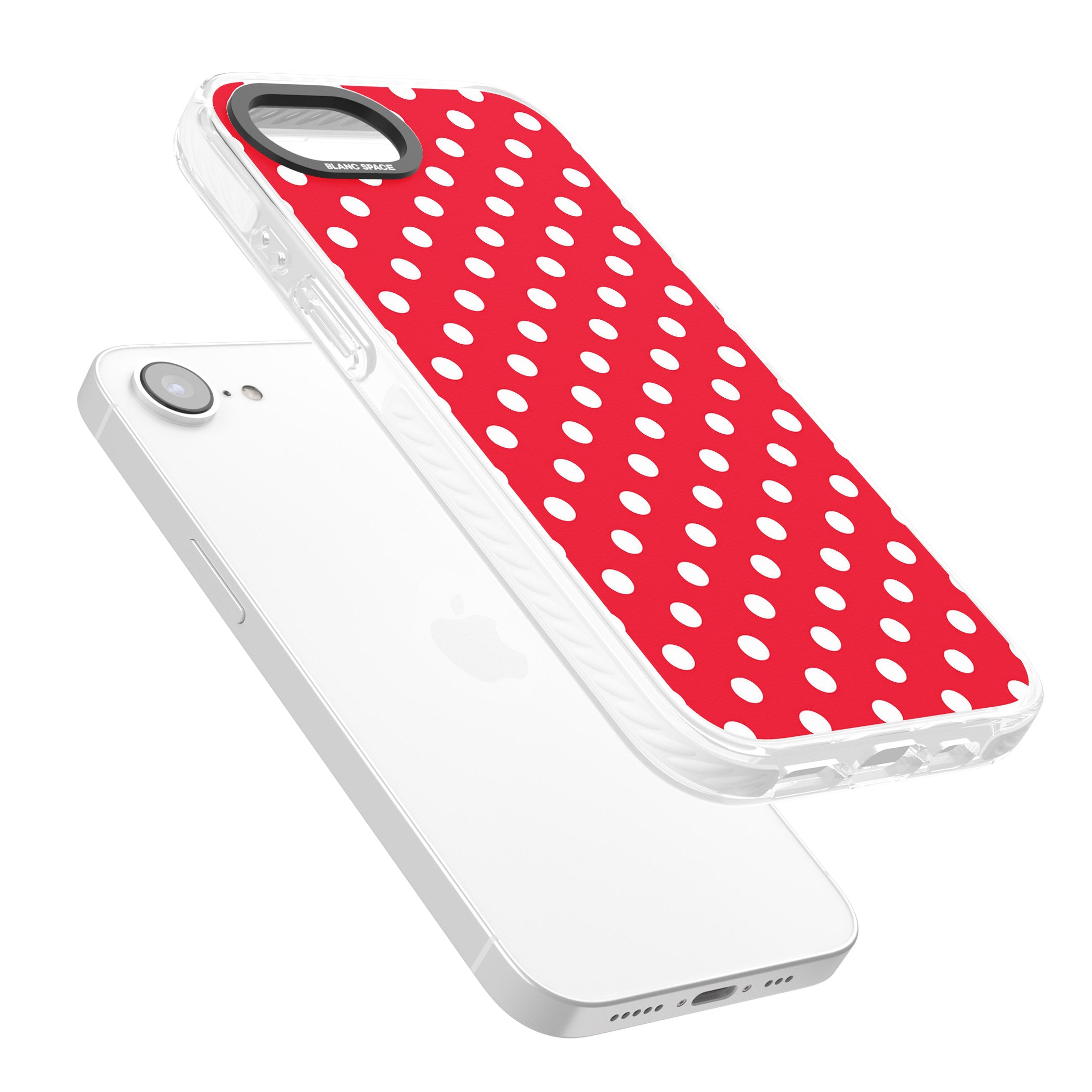 Designer Lava Red Polka Dot