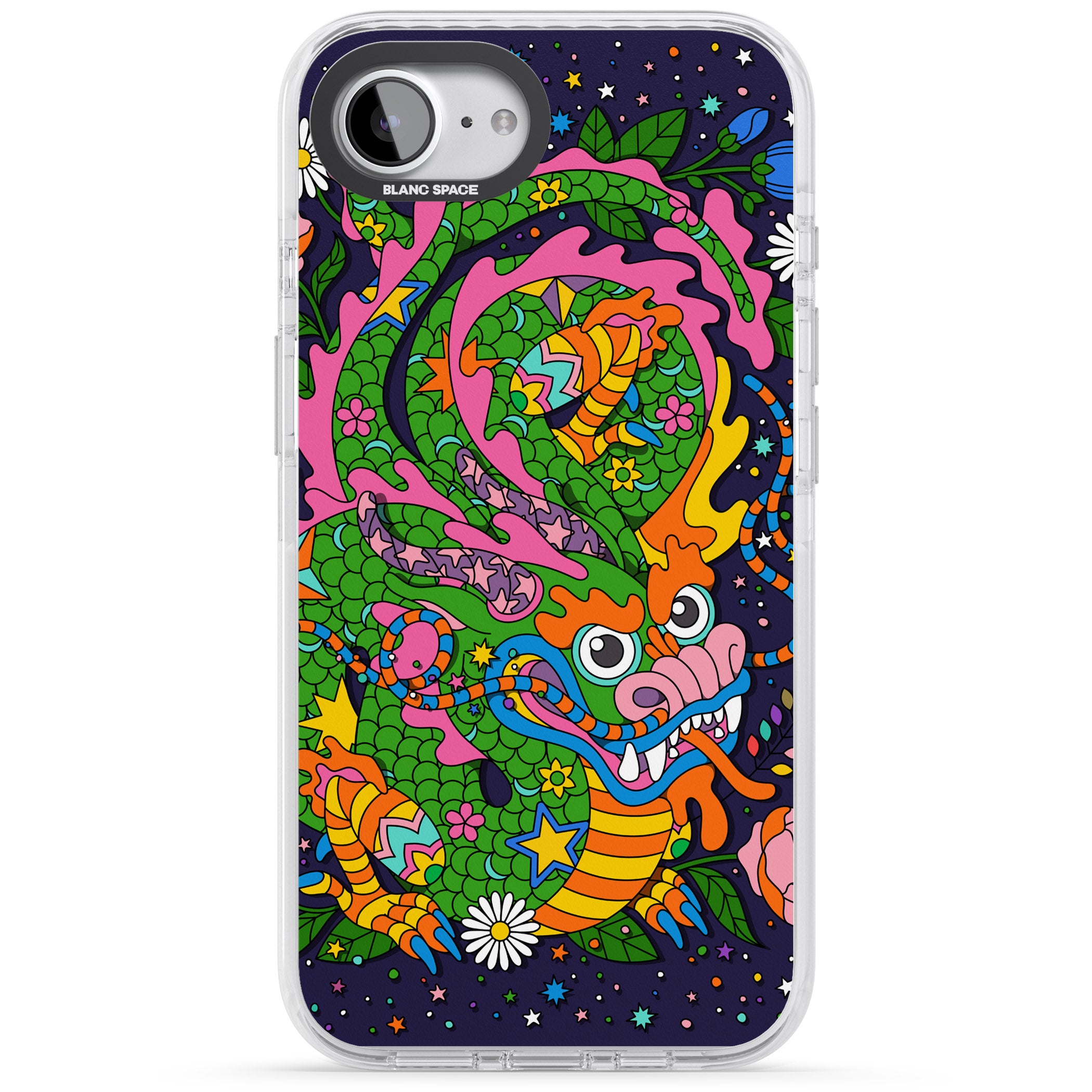 Psychedelic Jungle Dragon (Purple)