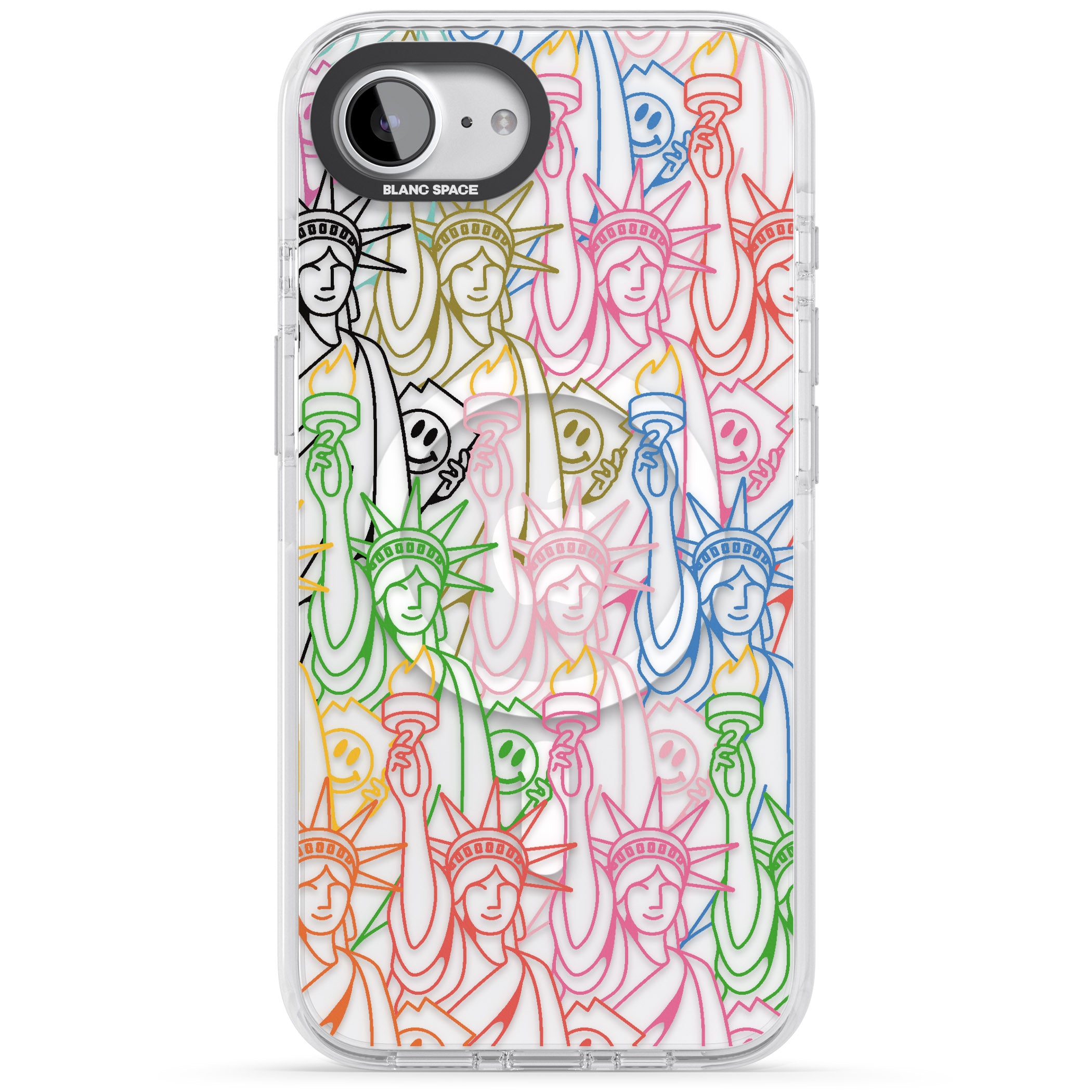 Multicolour Liberty Line Pattern