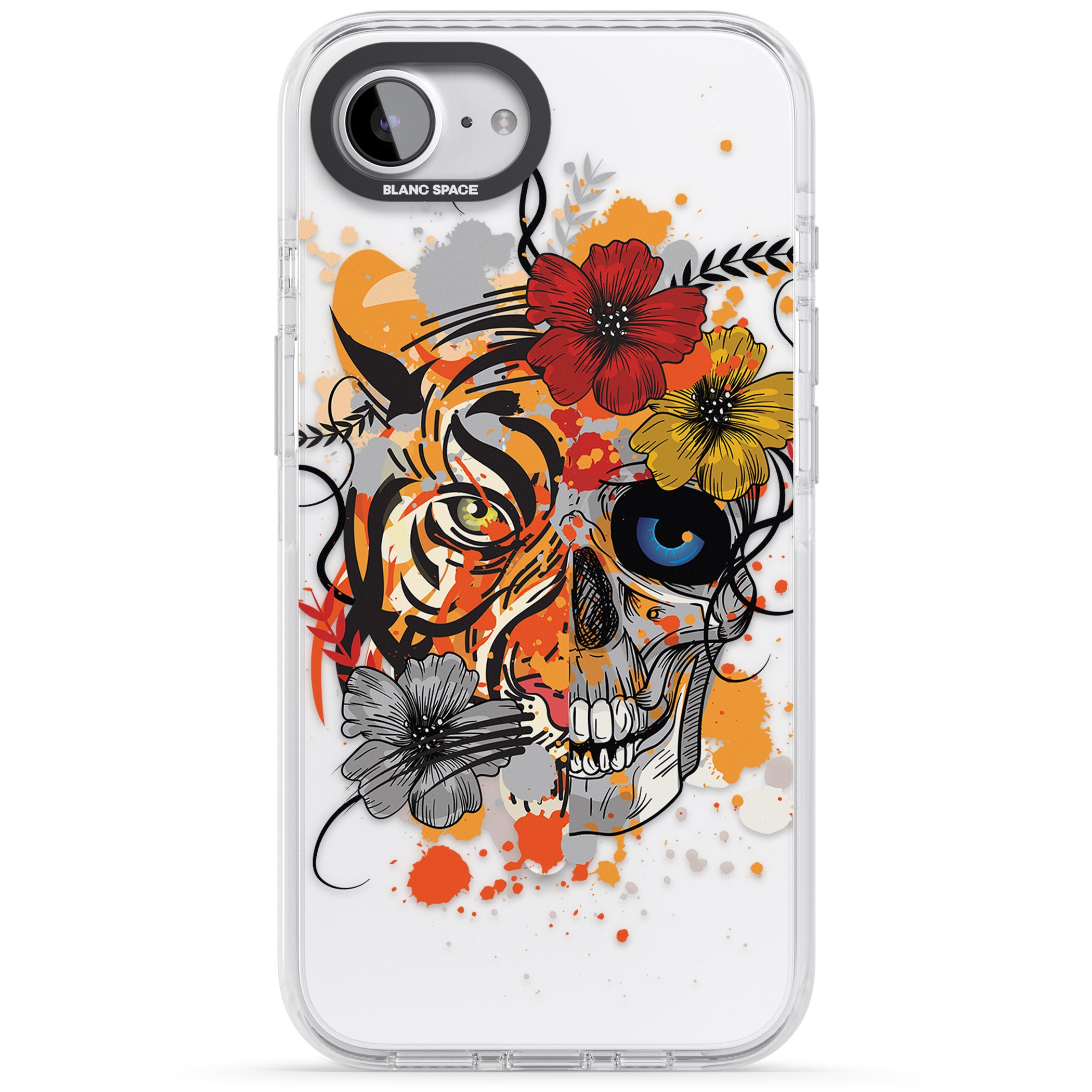 Sugar Skull Tiger Floral