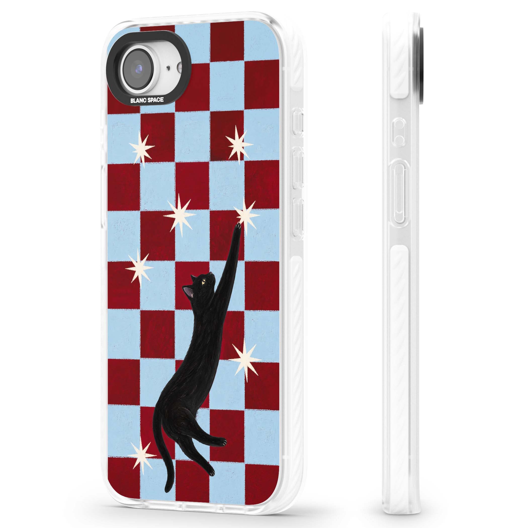 Starlit Kitty animals iPhone case | Impact Magsafe case for iPhone 16e, iPhone 17e
