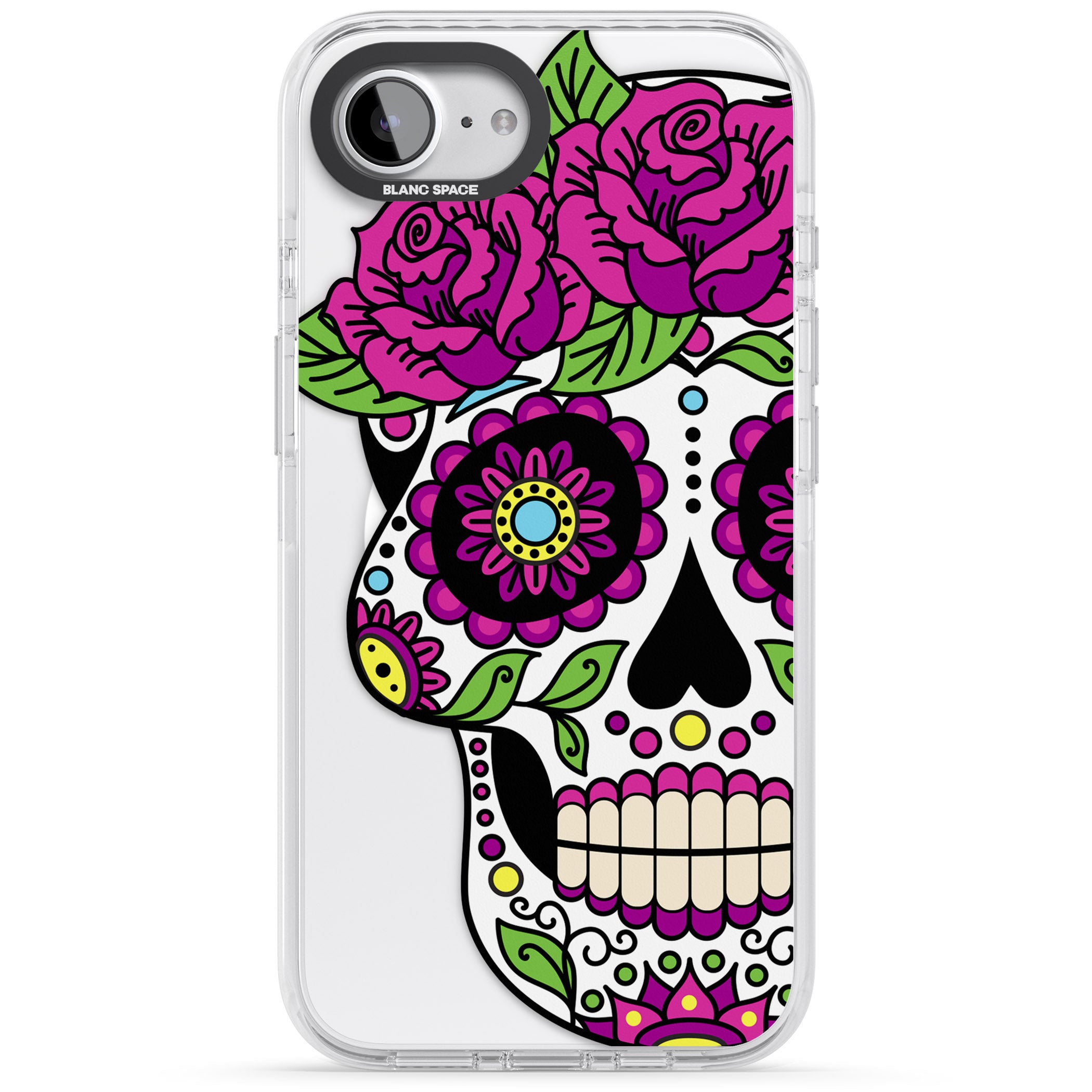 Purple Floral Sugar Skull