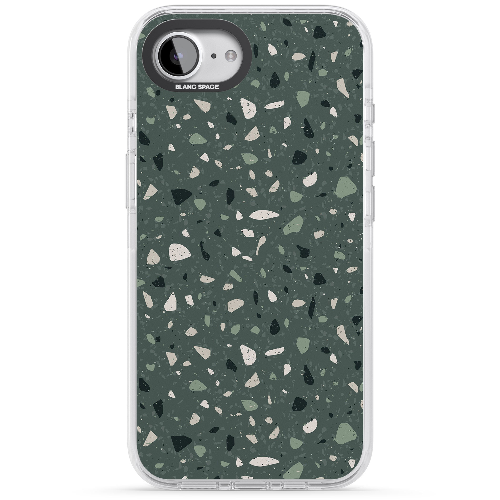 Green & Cream Terrazzo Pattern