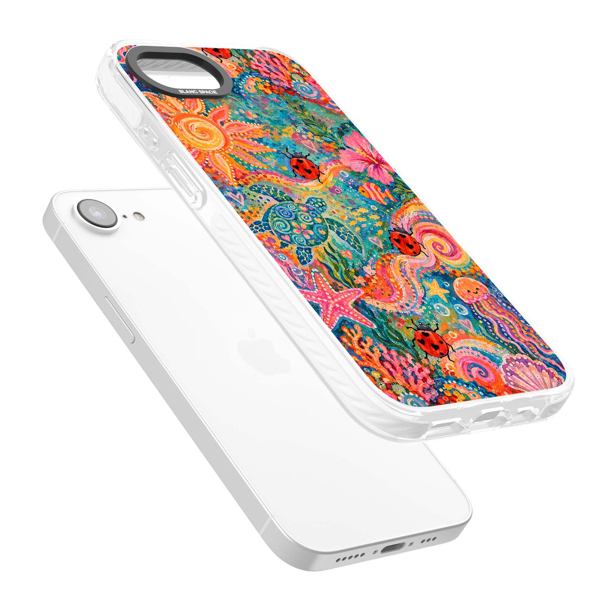 Coral Whimsy for her iPhone case | Impact Magsafe case for iPhone 16e, iPhone 17e