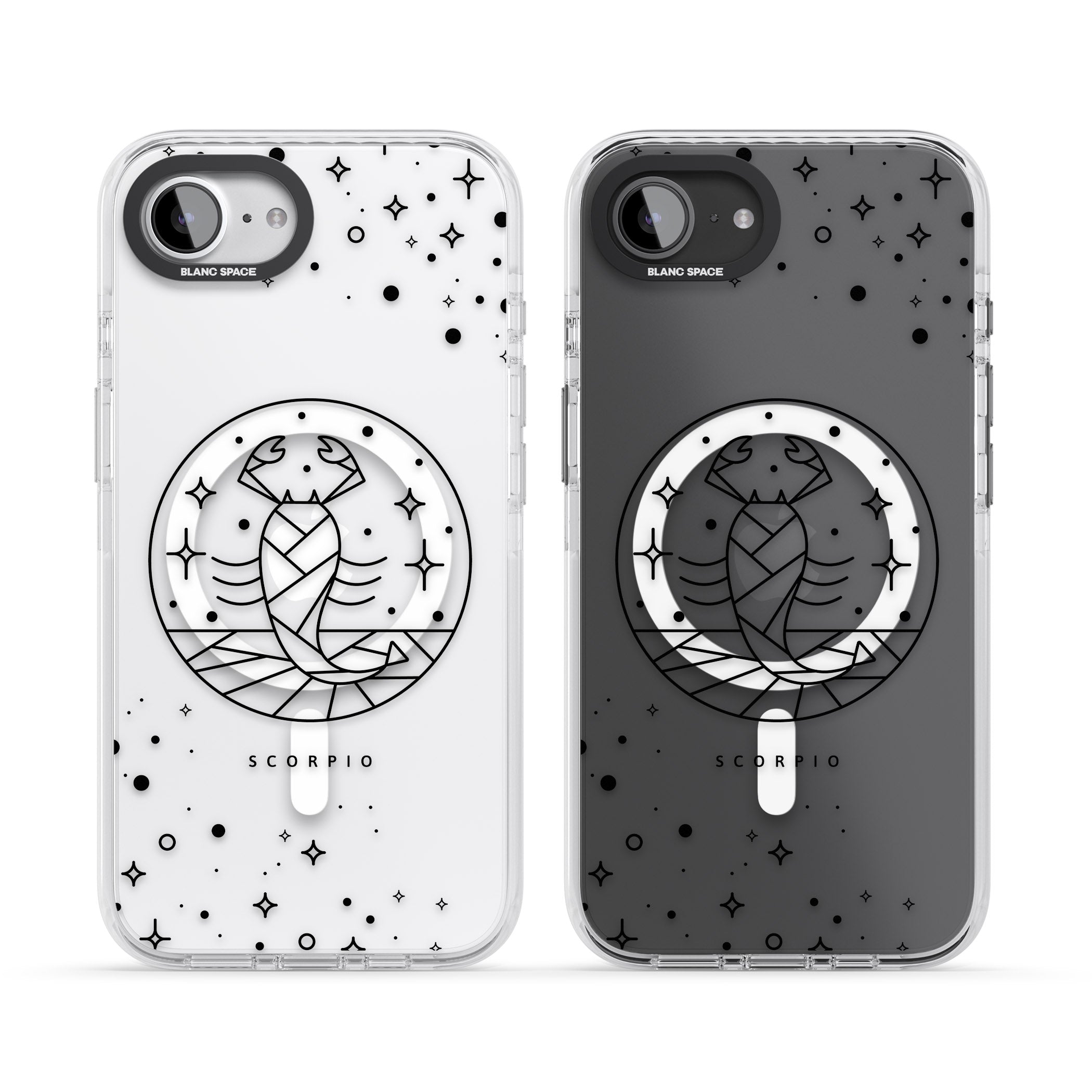 Scorpio Emblem Cosmic Design