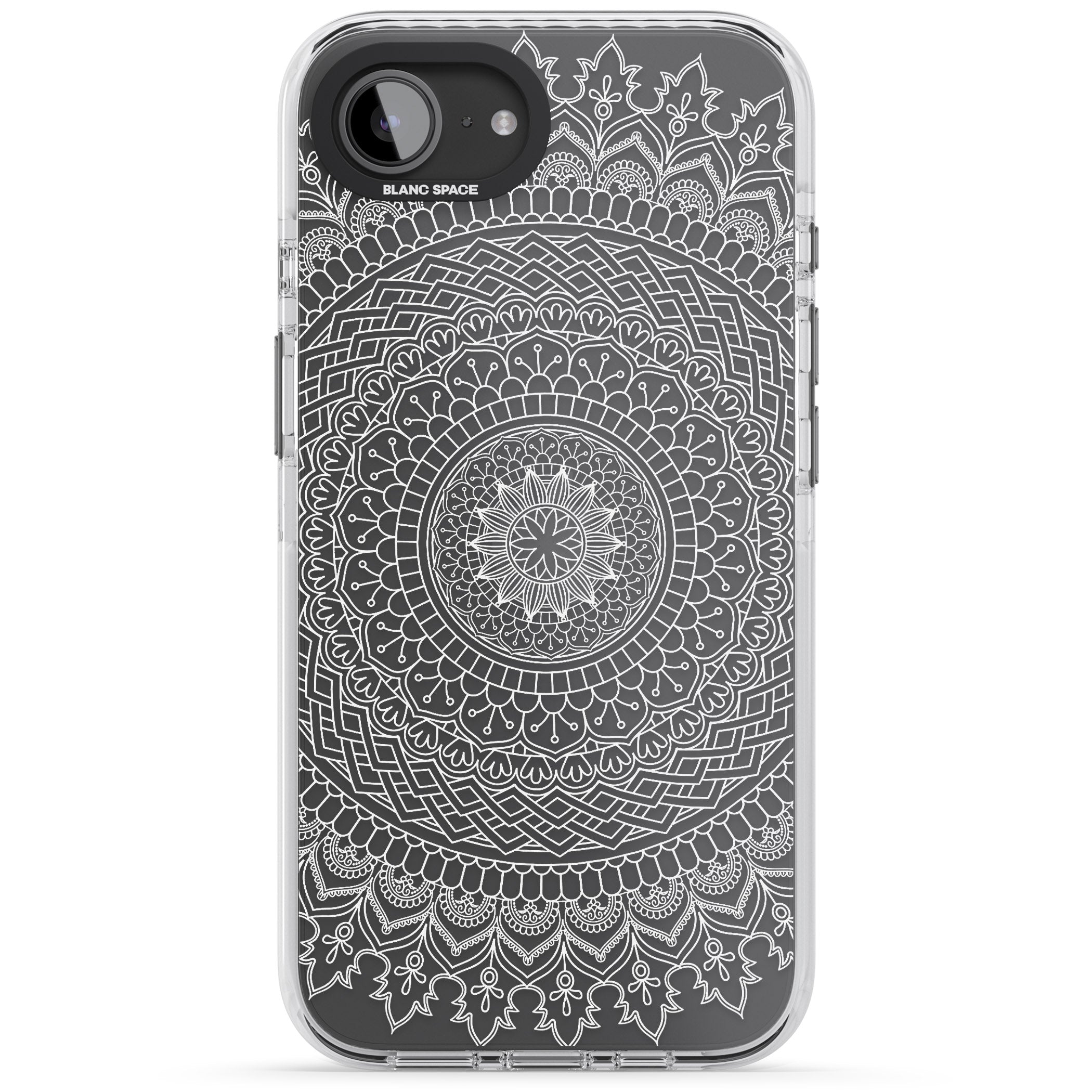 Intricate White Mandala