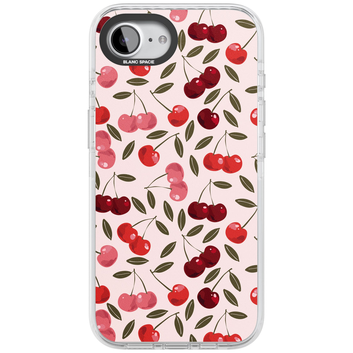 Cherry On Top (Pink) iPhone 16e / iPhone 17e Impact Clear Phone Case front