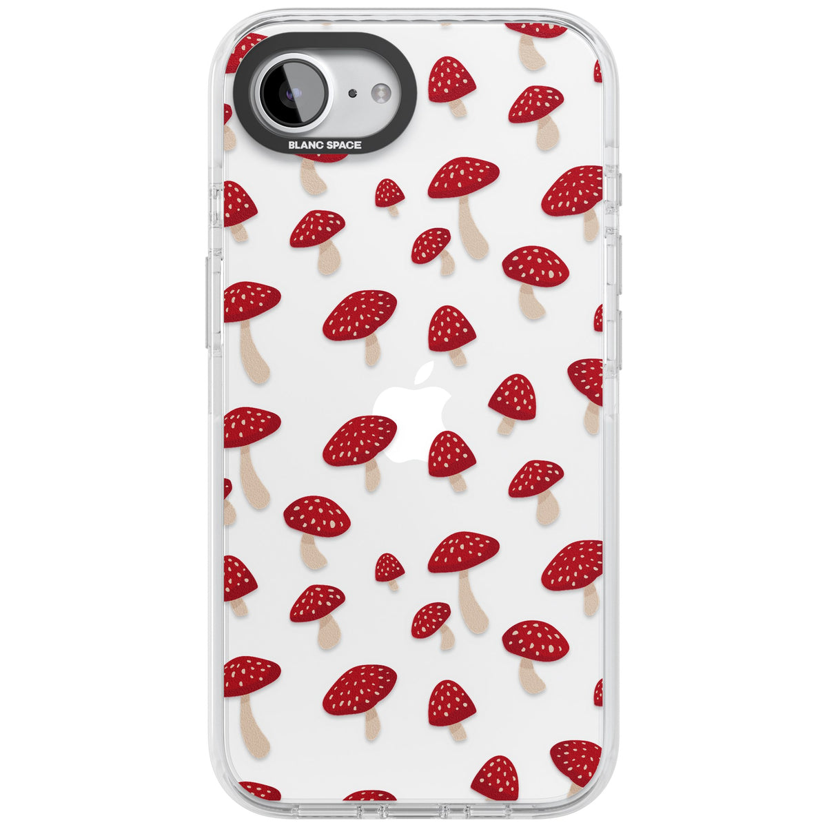 Magical Mushrooms iPhone 16e / iPhone 17e Impact Clear Phone Case front